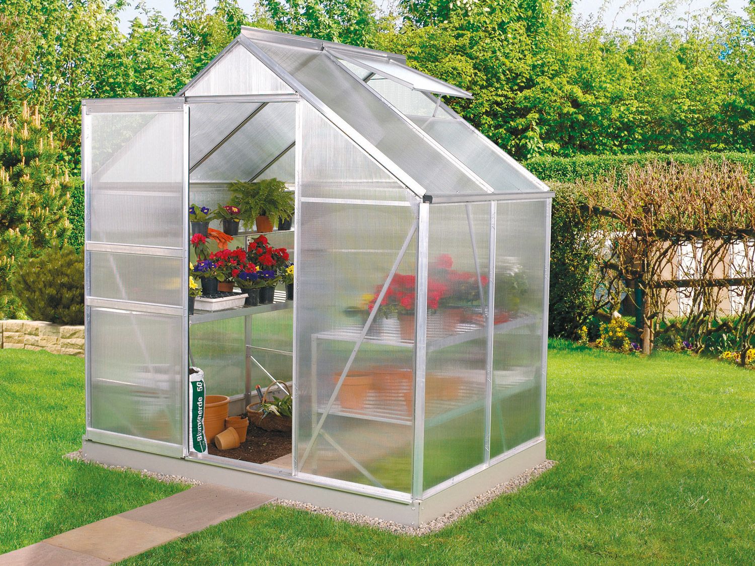 Vitavia Gewächshaus-Set Alina (2,5 m²)