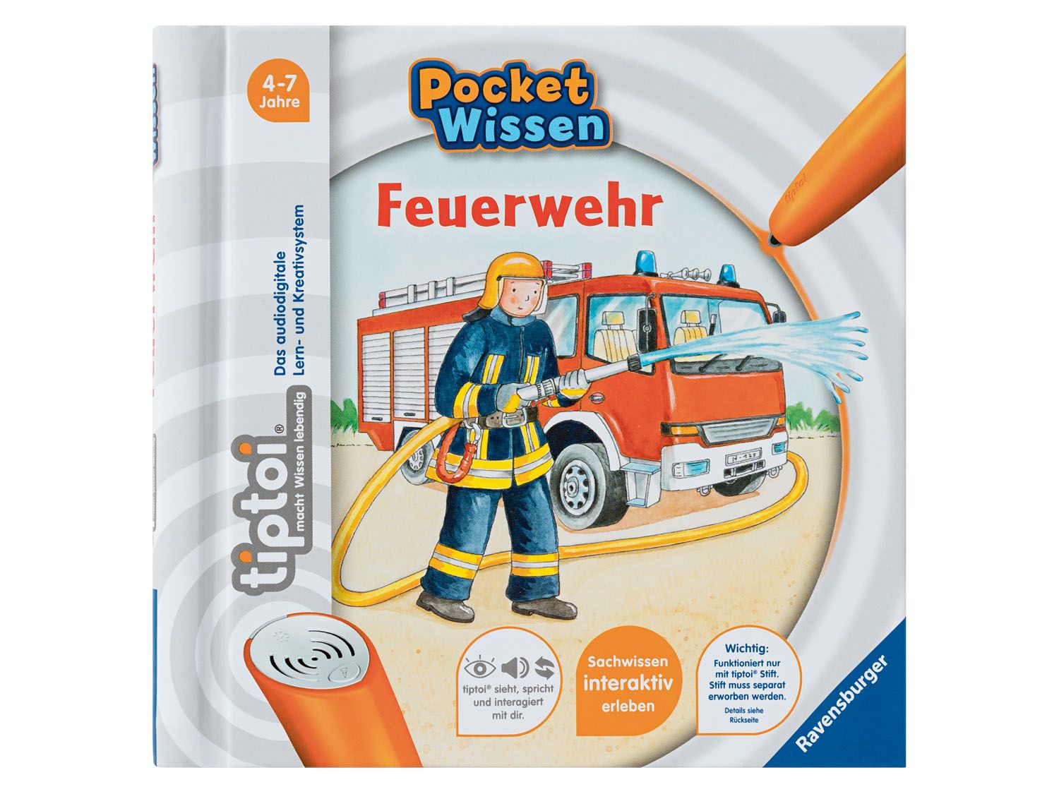 Ravensburger Kinder TipToi Pocket Wissen (Feuerwehr)