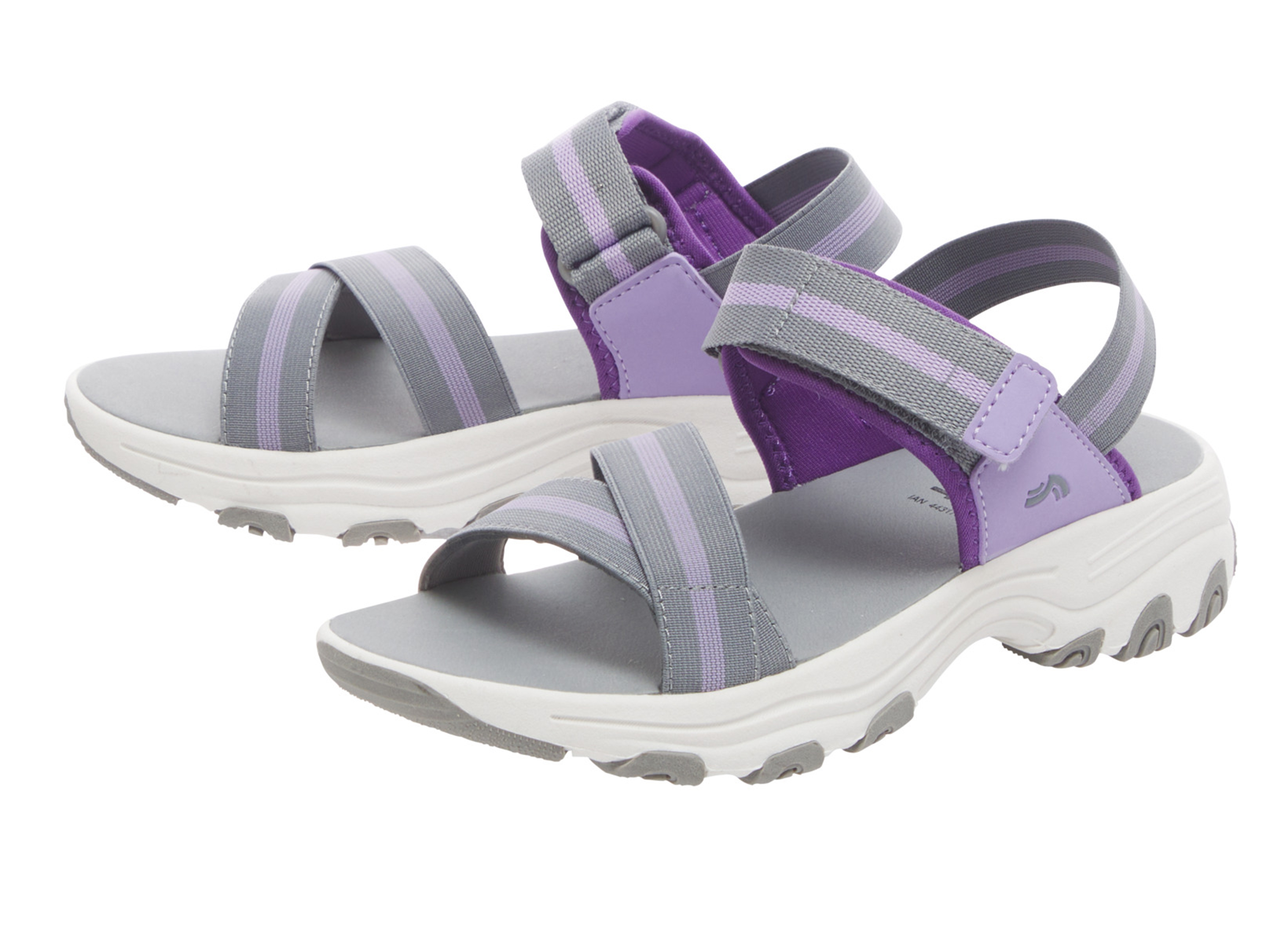 CRIVIT Damen Sandale Trekking (lila/grau, 36)