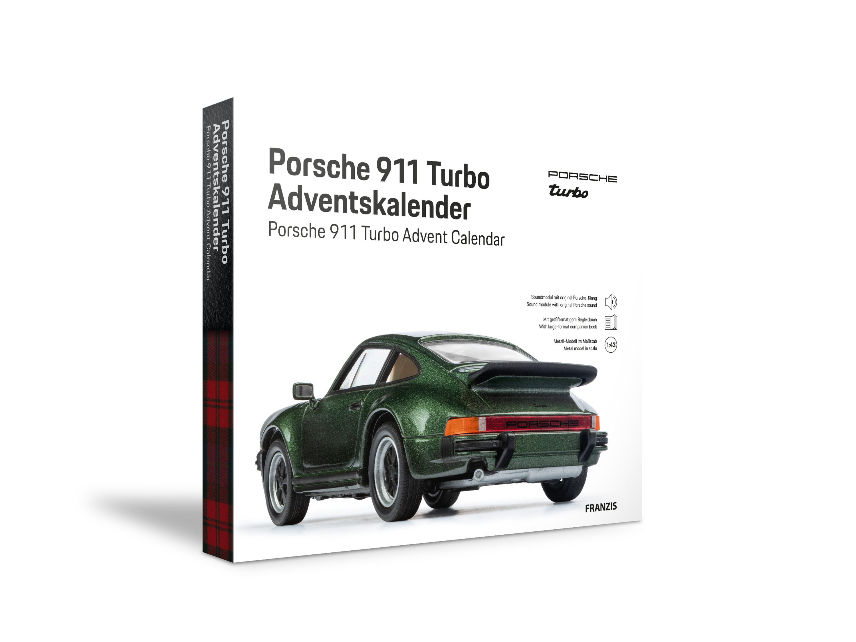 FRANZIS Porsche 911 Turbo Adventskalender 1:43
