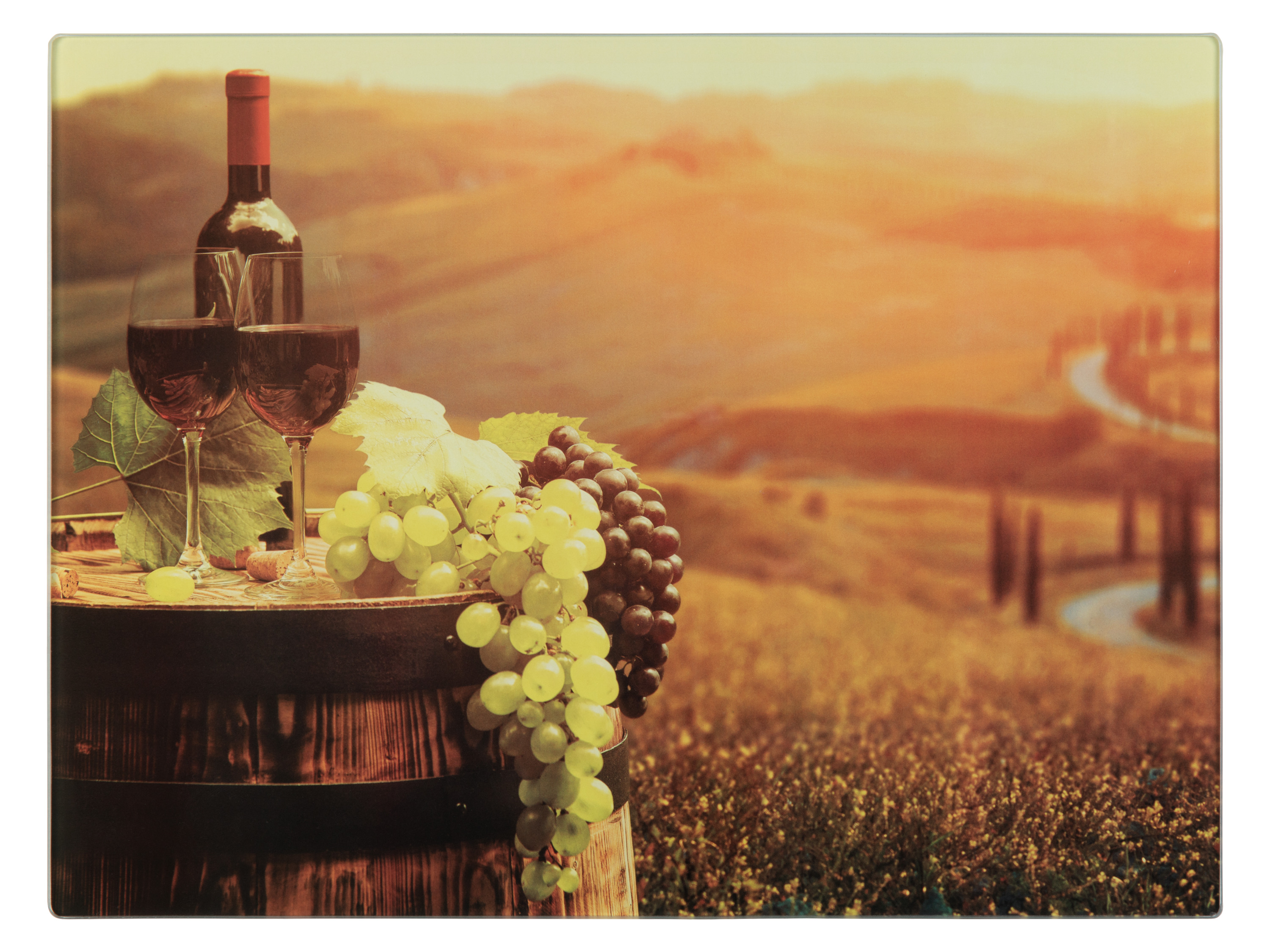 LIVARNO home Schneidebrett Glas (groß, Wein)