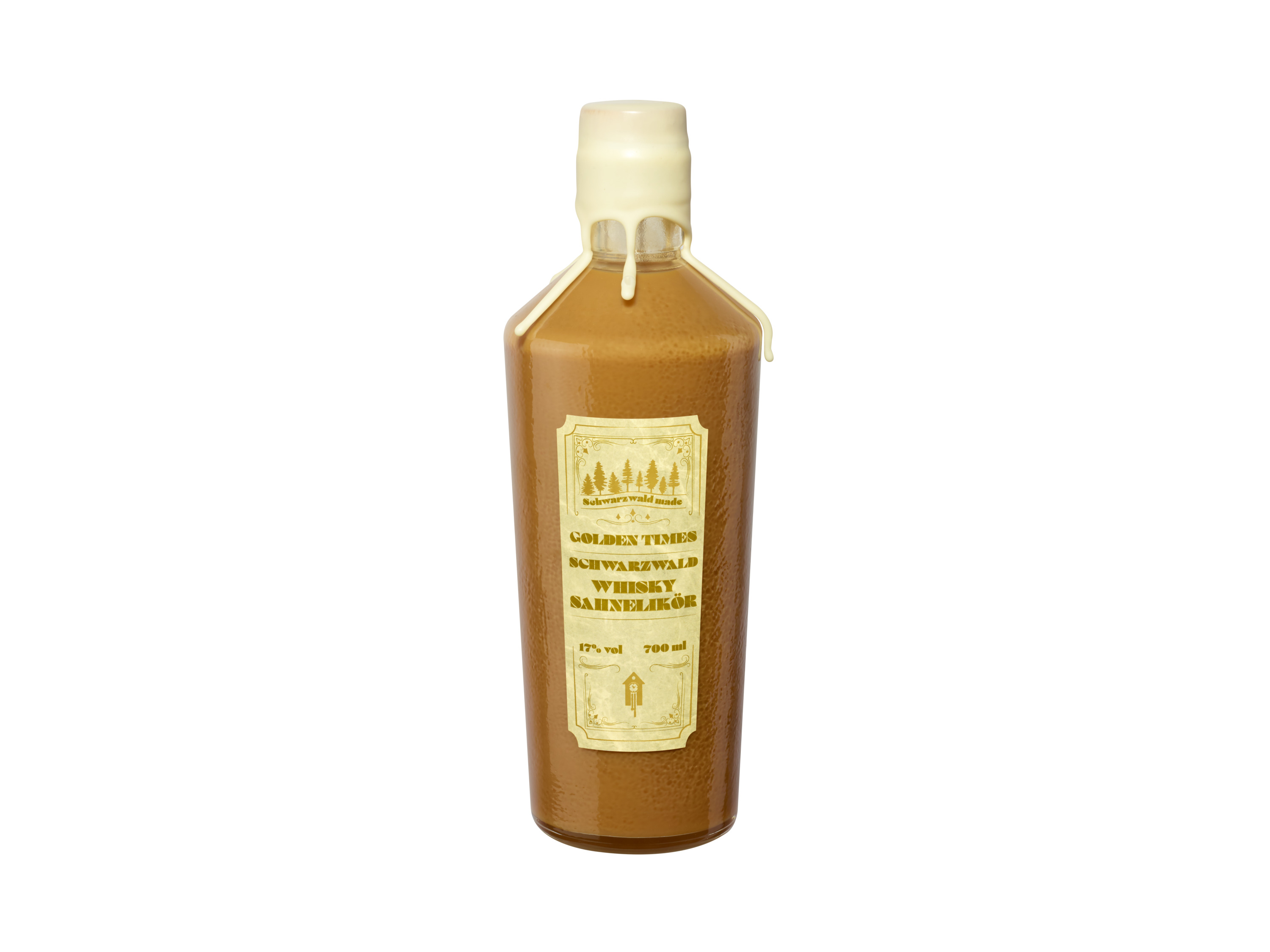 Golden Times Schwarzwald Whisky Sahnelikör 17% Vol''