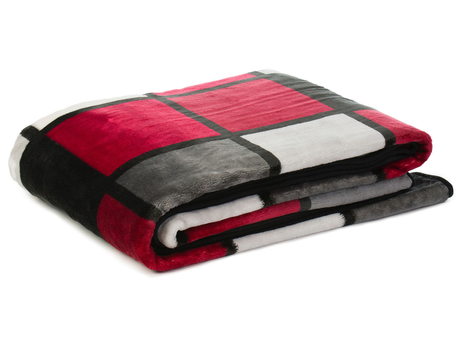 Gözze Cashmere-Feel, rot/bordeaux/schwarz/weiß (rot/bordeaux/schwarz/weiß)