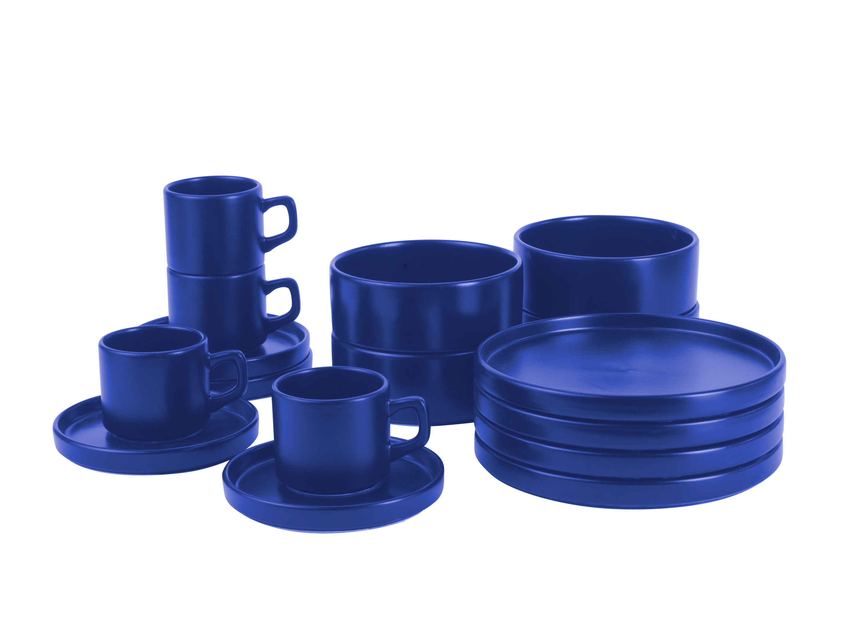 Mövenpick Skandinavisches Geschirrset (Blau)