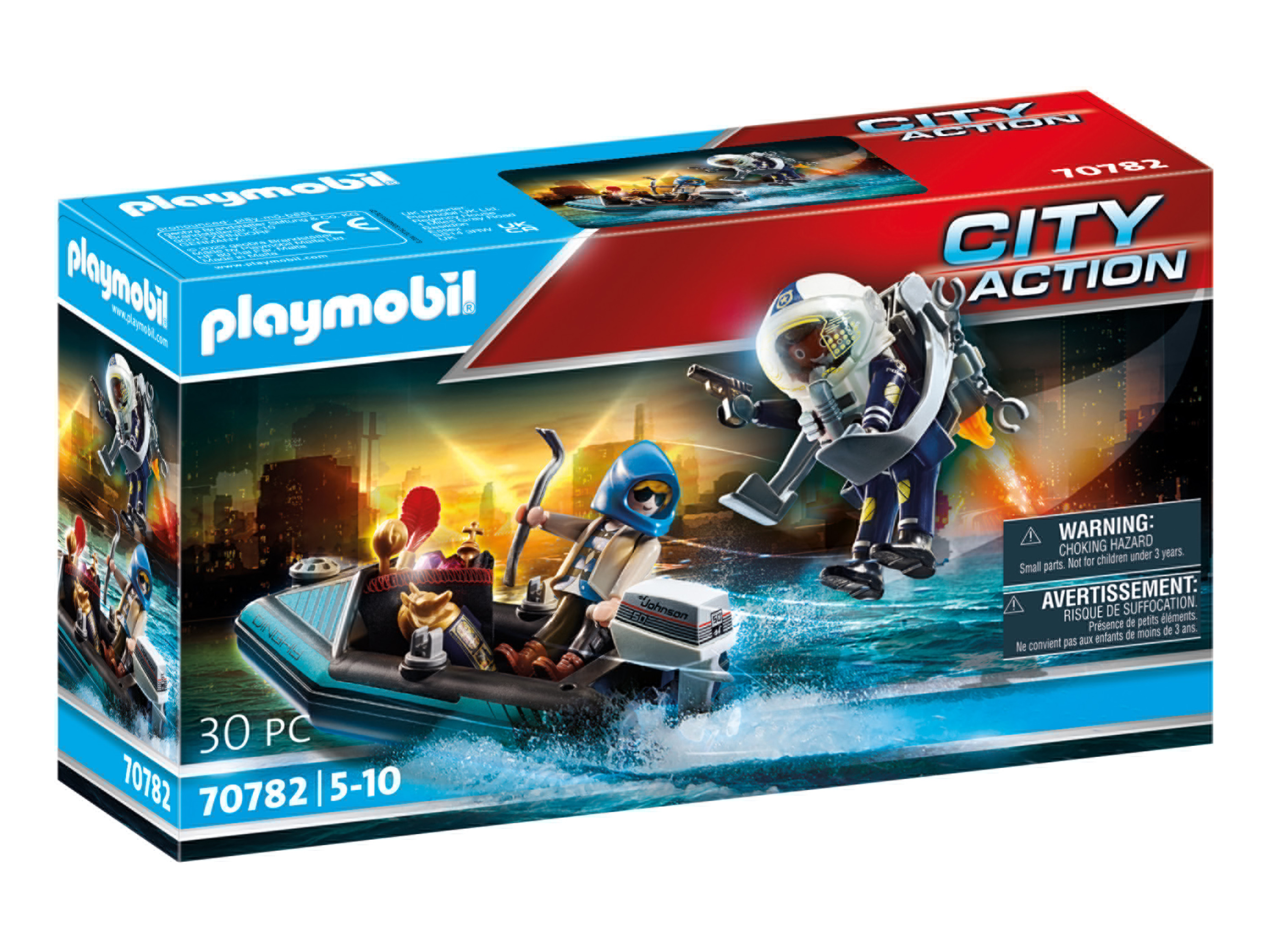 Playmobil 70782 »Polizei-Jetpack: Festnahme des Kunsträubers«