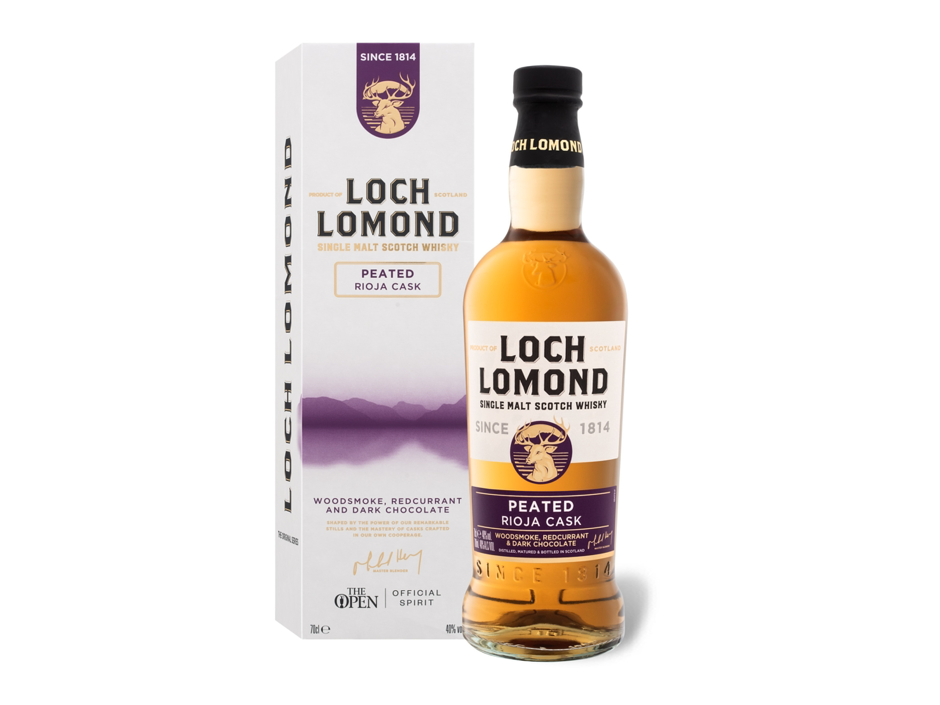 Loch Lomond Single Malt Scotch Whisky Peated Rioja Cask 40% Vol