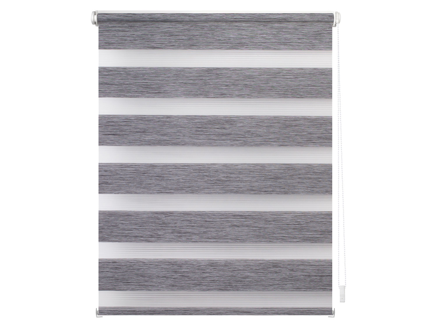 Lichtblick Duo Rollo Klemmfix, ohne Bohren, meliert (Dunkelgrau, 45 x 150 cm)