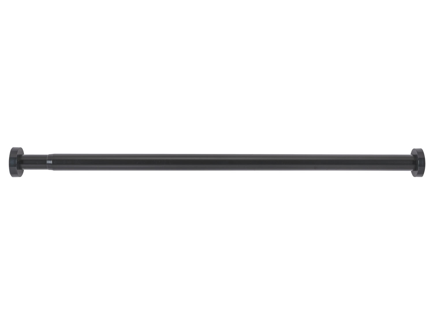 Wenko Teleskop-Duschstange Luz (Schwarz, 70 - 115 cm)