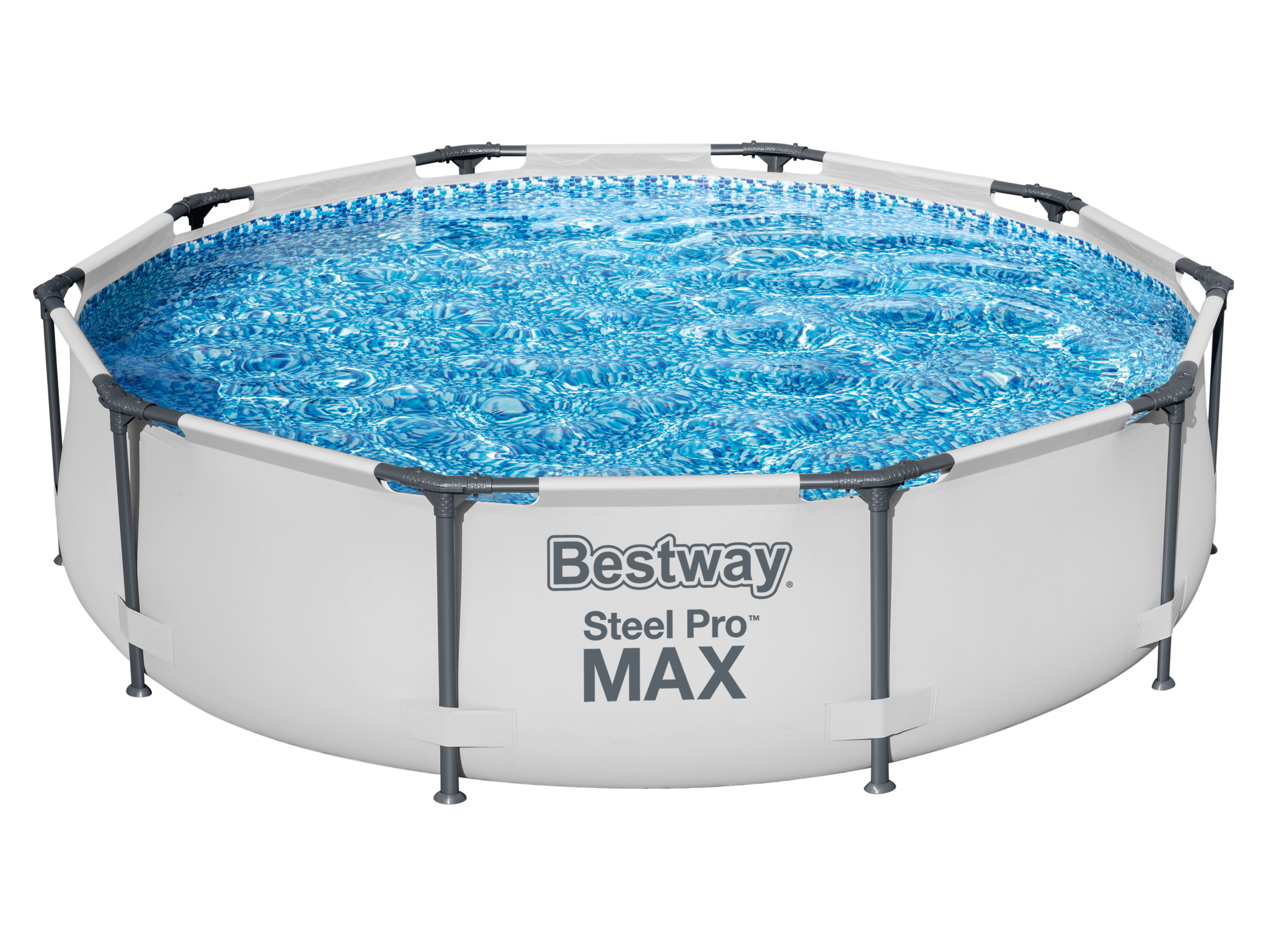 Bestway Steel Pro MAX™ Frame Pool Set mit Filterpumpe, ca. Ø 305 x 76 cm