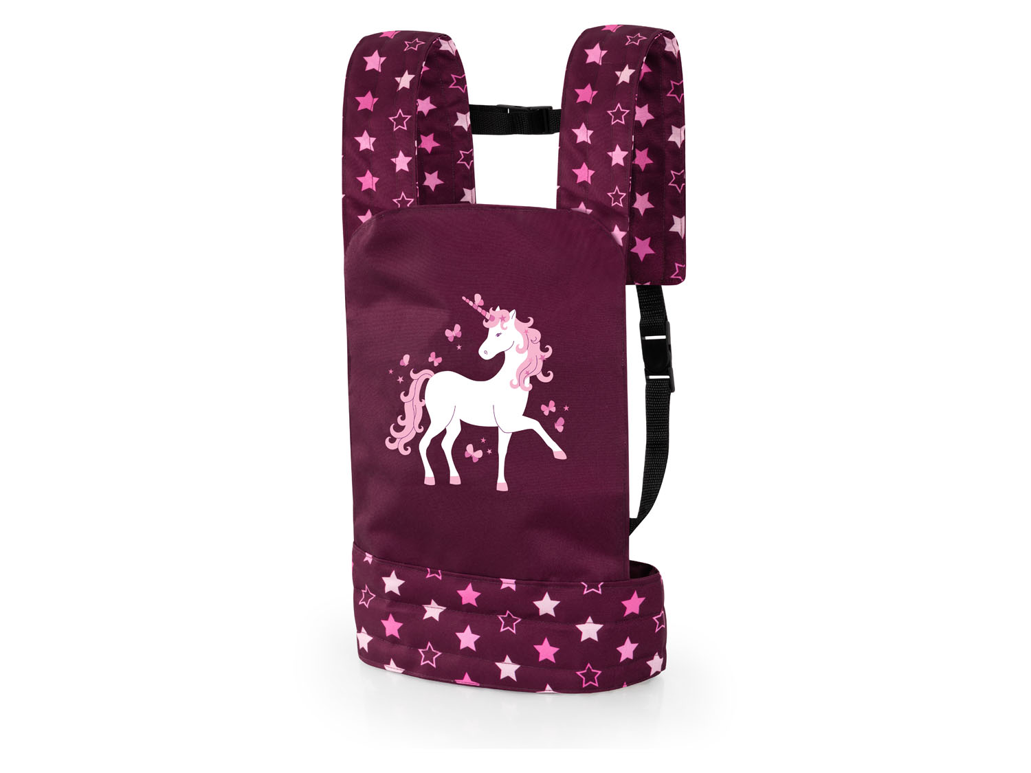Bayer Design Puppen-Tragegurt (bordeaux/Sterne)