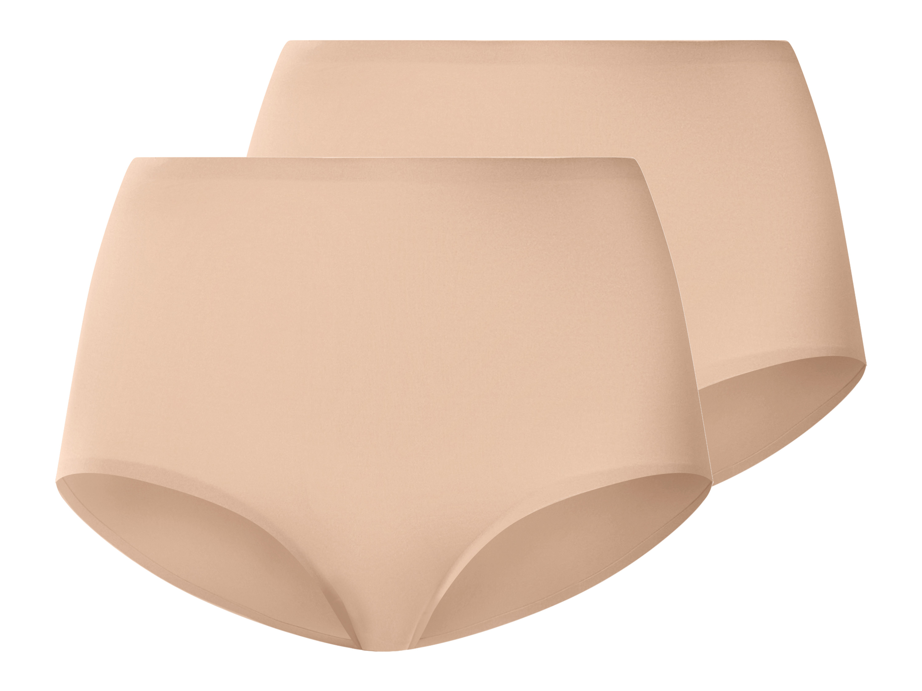 ESMARA® Damen Lasercut Slips, 2 Stück (Beige, XS(32/34))''