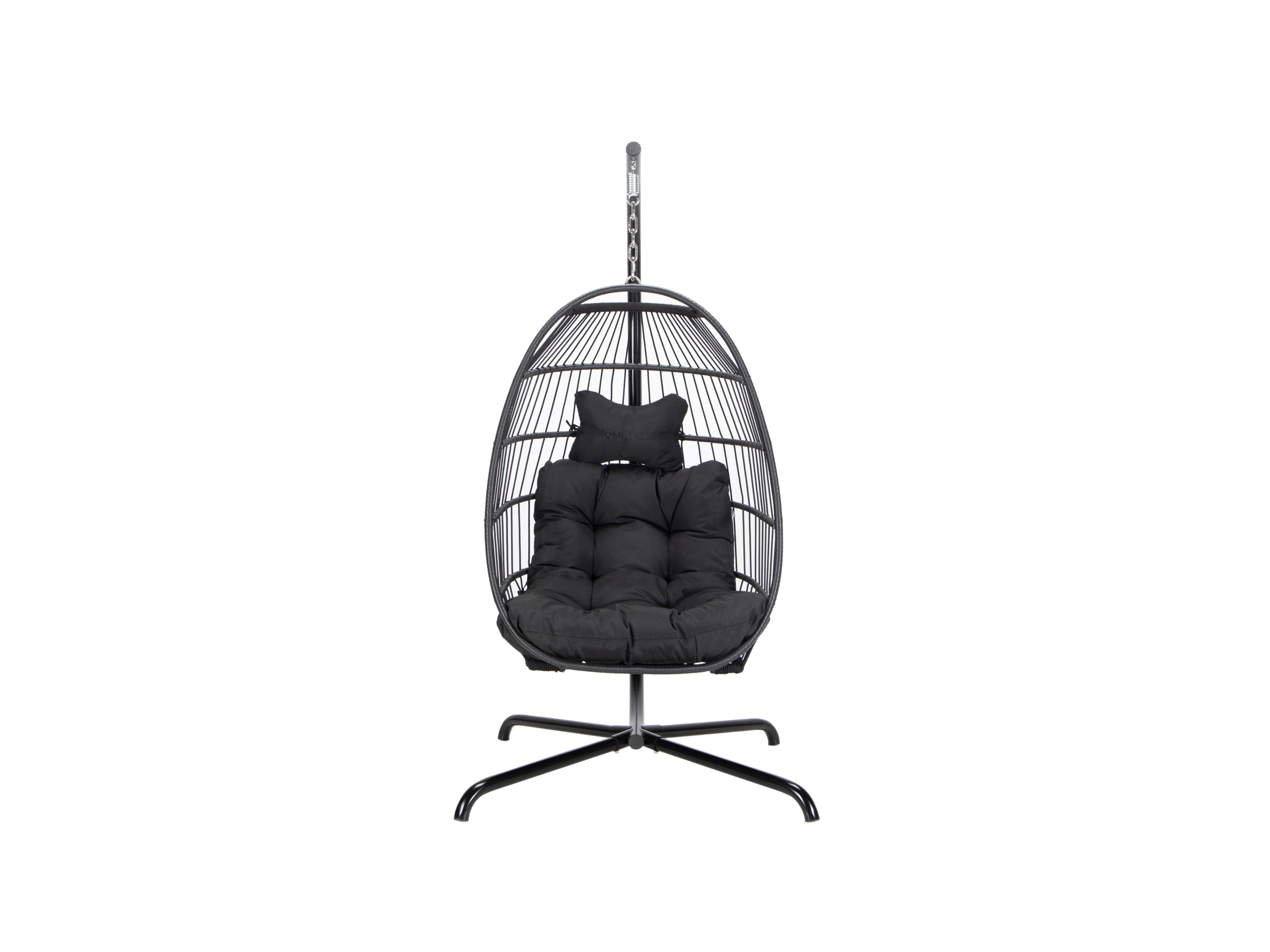 HOME DELUXE Hängesessel LOMA (1-Sitzer, Schwarz)