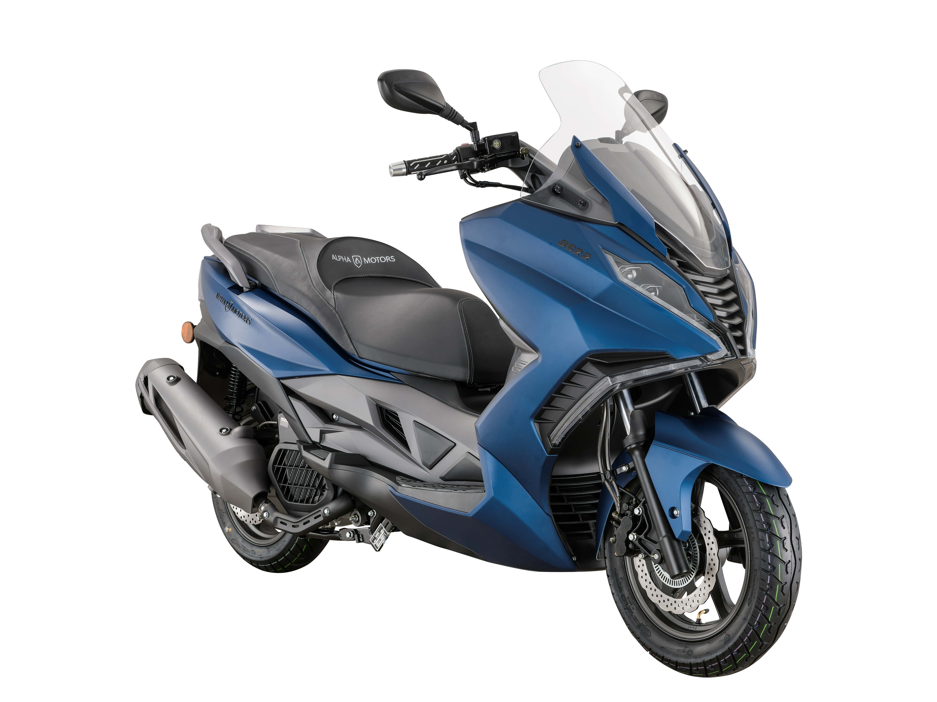 Alpha Motors Motorroller Sport Cruiser 22 125 ccm 95 km/h EURO 5 (Blau)