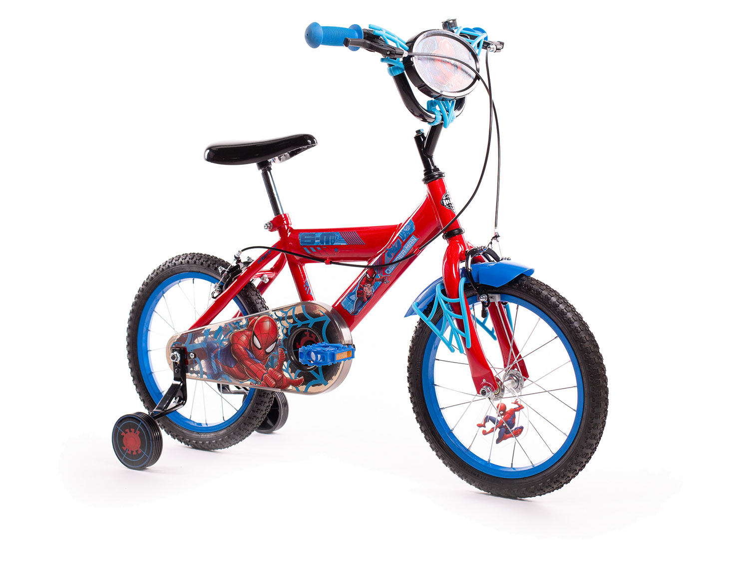 Huffy Kinderfahrrad 16 Zoll (Spider-Man, Rot)