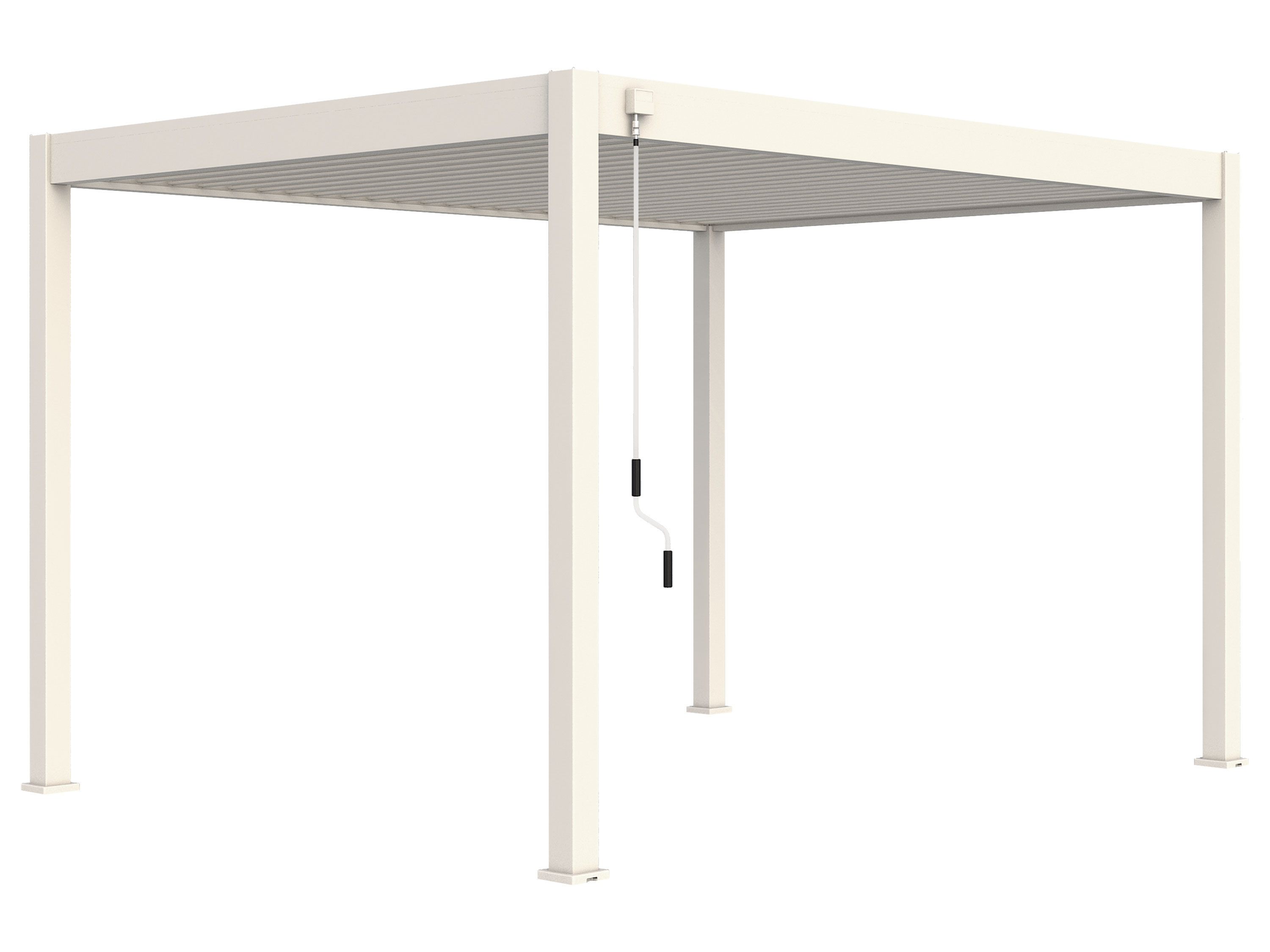 Pergoline Pavillon Superior (Weiß, 3x4 m)