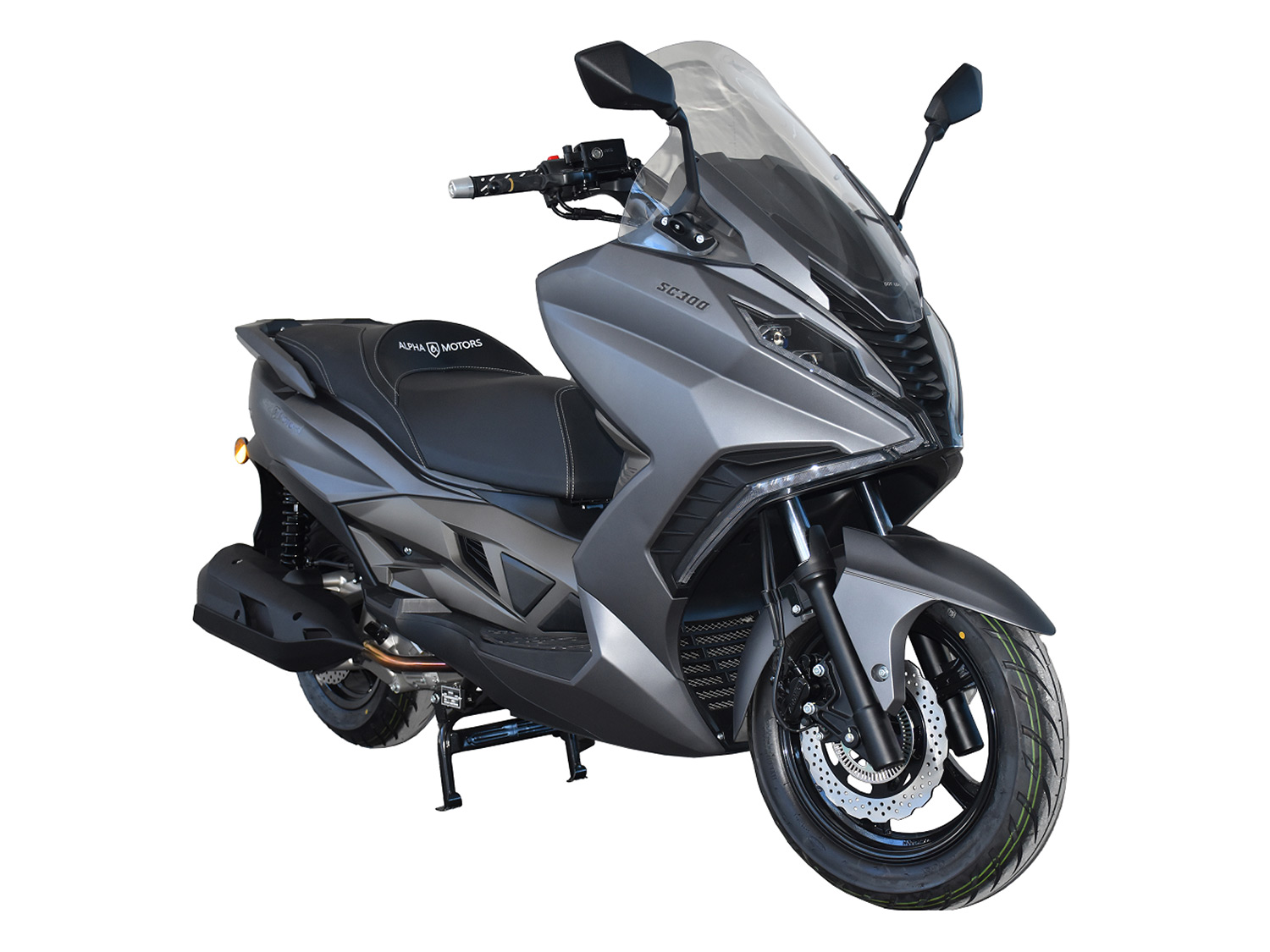 Alpha Motors Motorroller Sport Cruiser 300 276 ccm 125 km/h EURO 5 grau (Grau)
