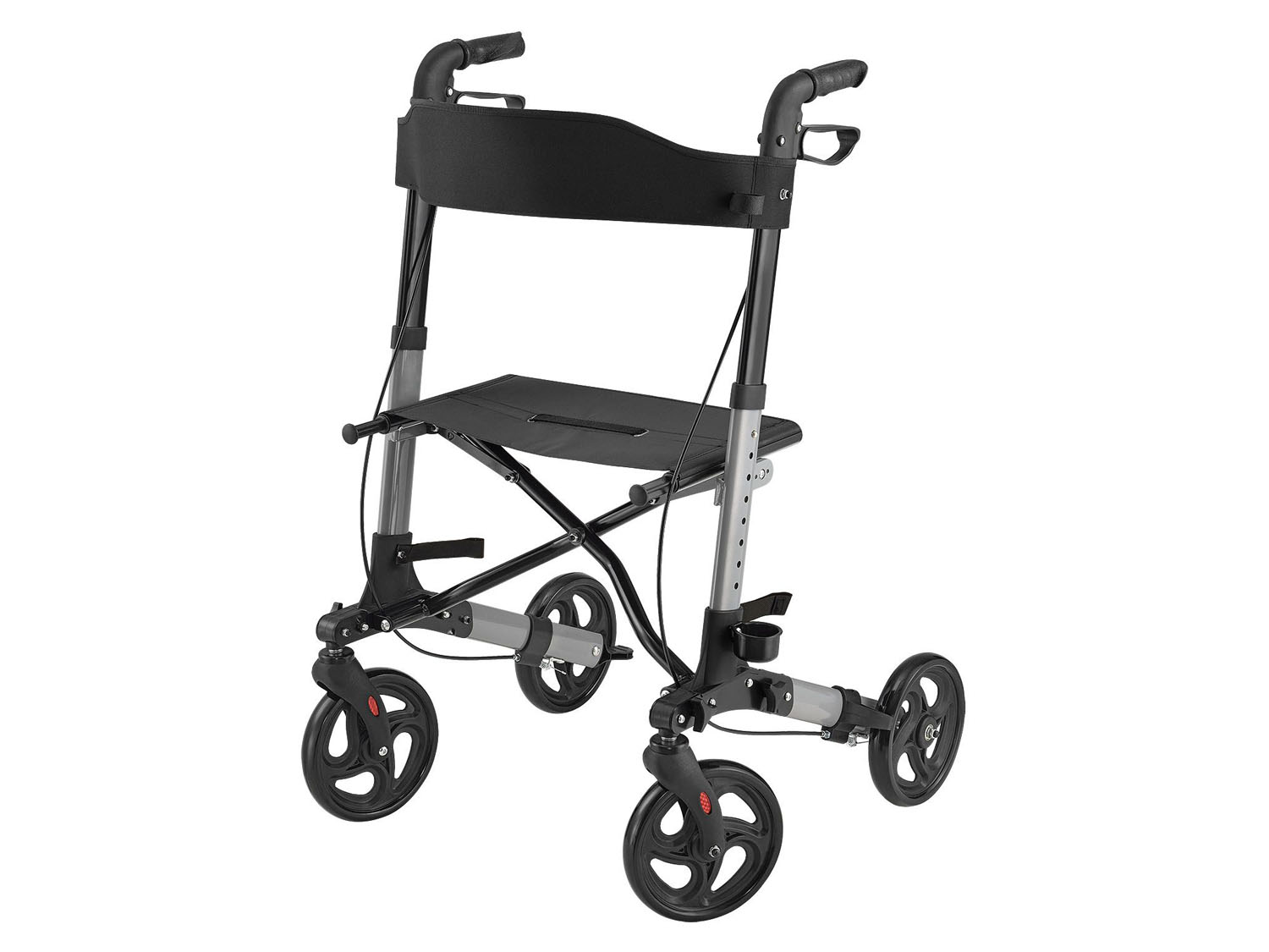 Juskys Rollator (Schwarz)
