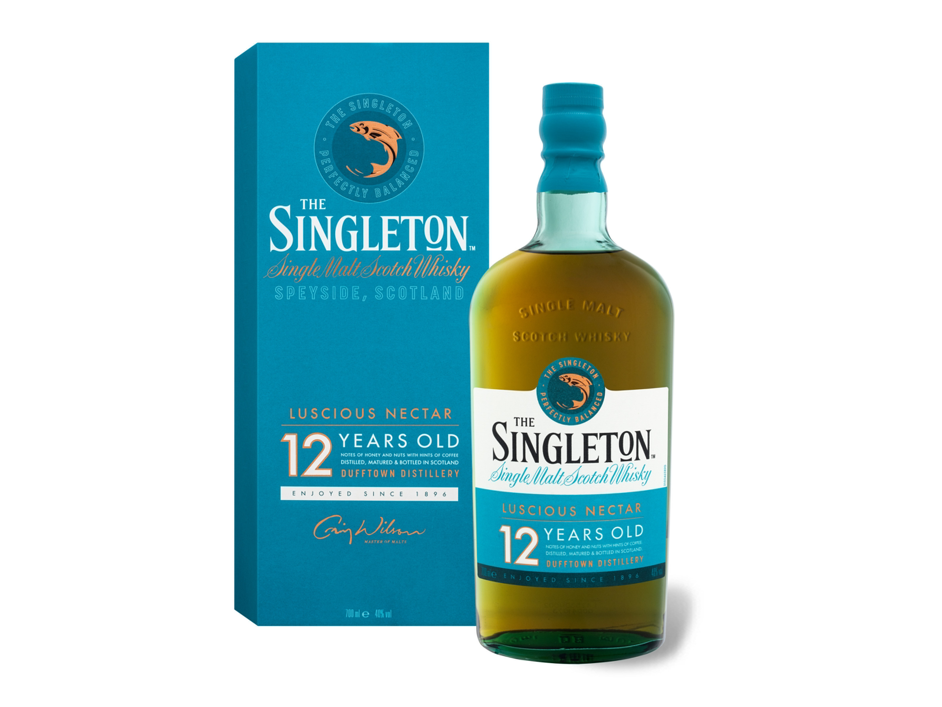 The Singleton Speyside Dufftown Distillery Single Malt Scotch Whisky 12 Jahre mit Geschenkbox 40% Vol''