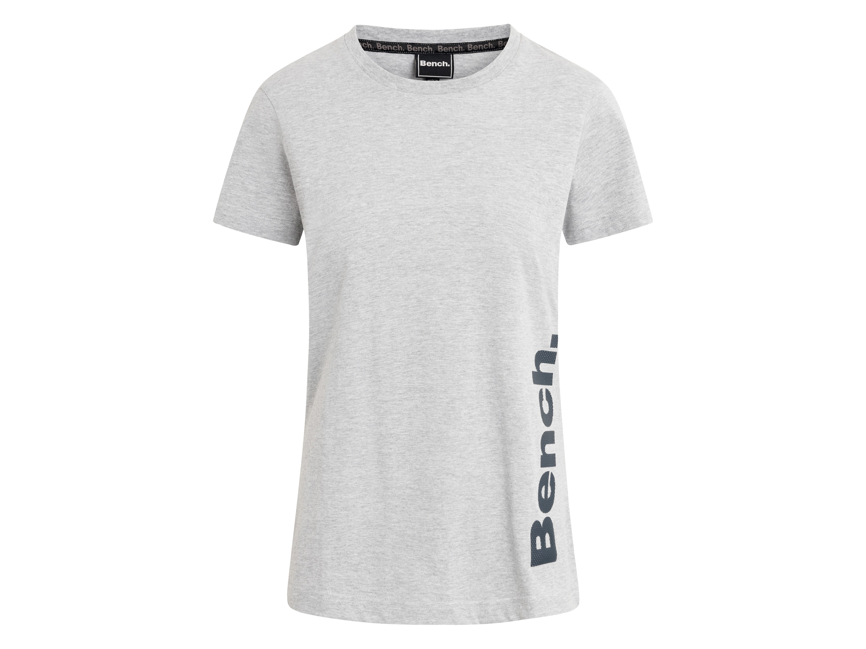 BENCH Damen T-Shirt (Grau, S(38))