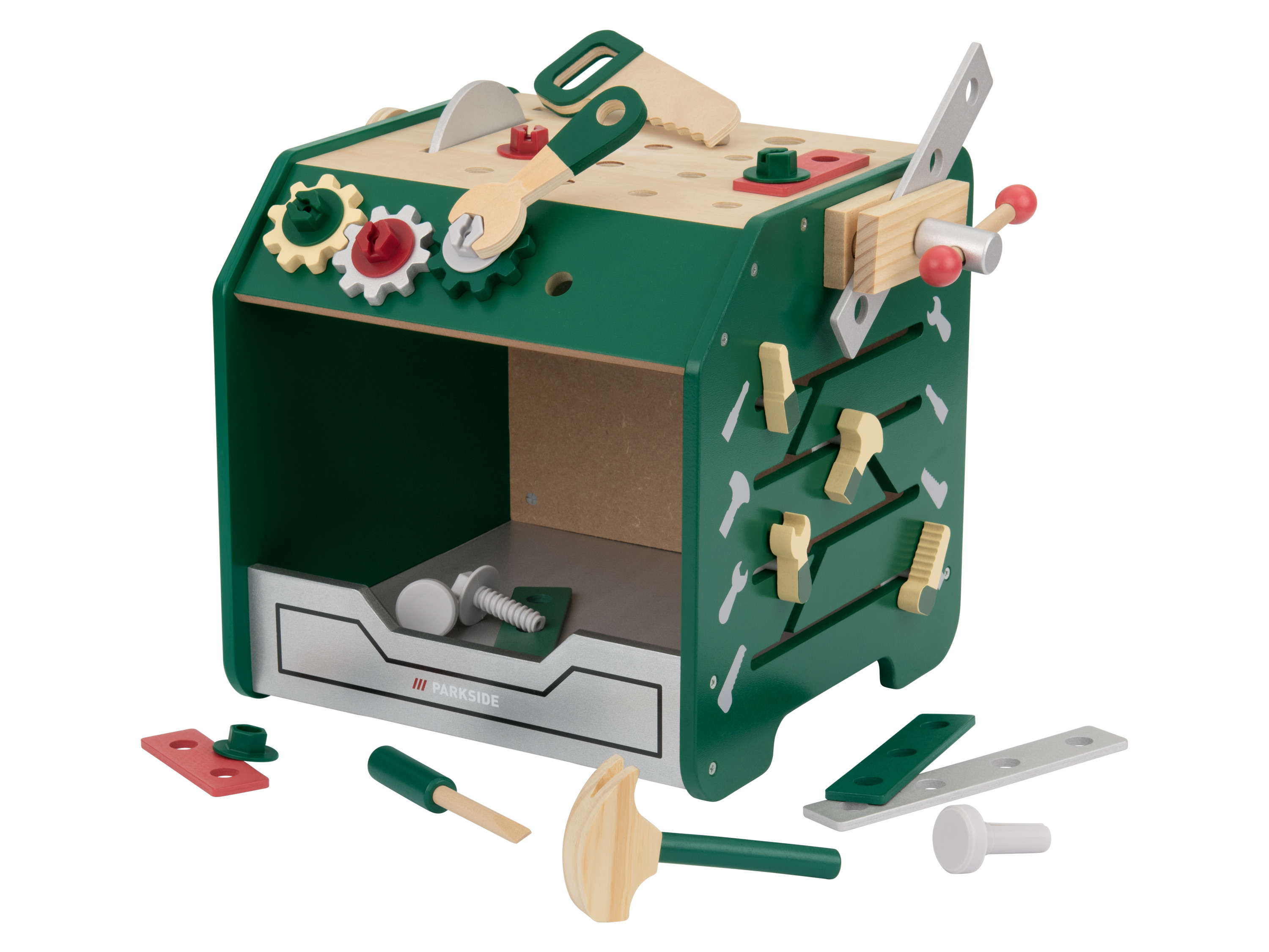 lupilu® Motorikwürfel Küche / Motorikwürfel Werkbank (Motorikwürfel Werkbank)