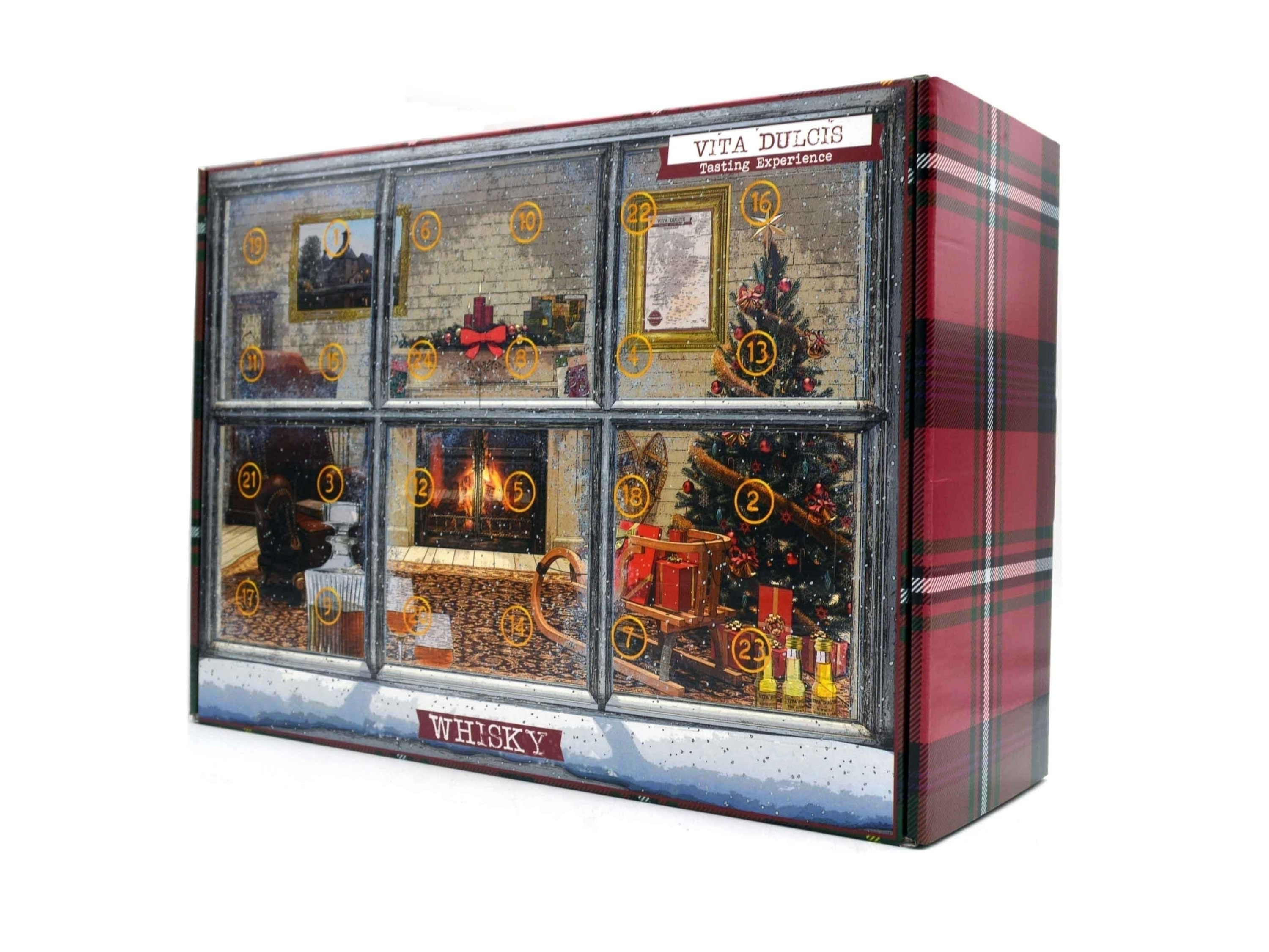 Vita Dulcis Whisky Adventskalender Klassik - Edition 8, 24 x 0,02l, 40 - 48% Vol