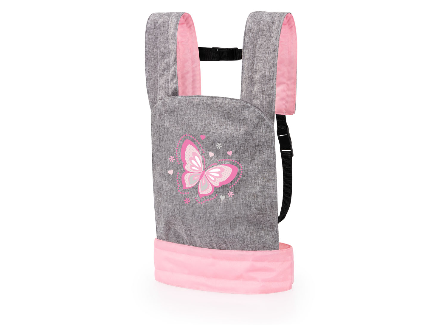 Bayer Design Puppen-Tragegurt (Grau/Rosa)