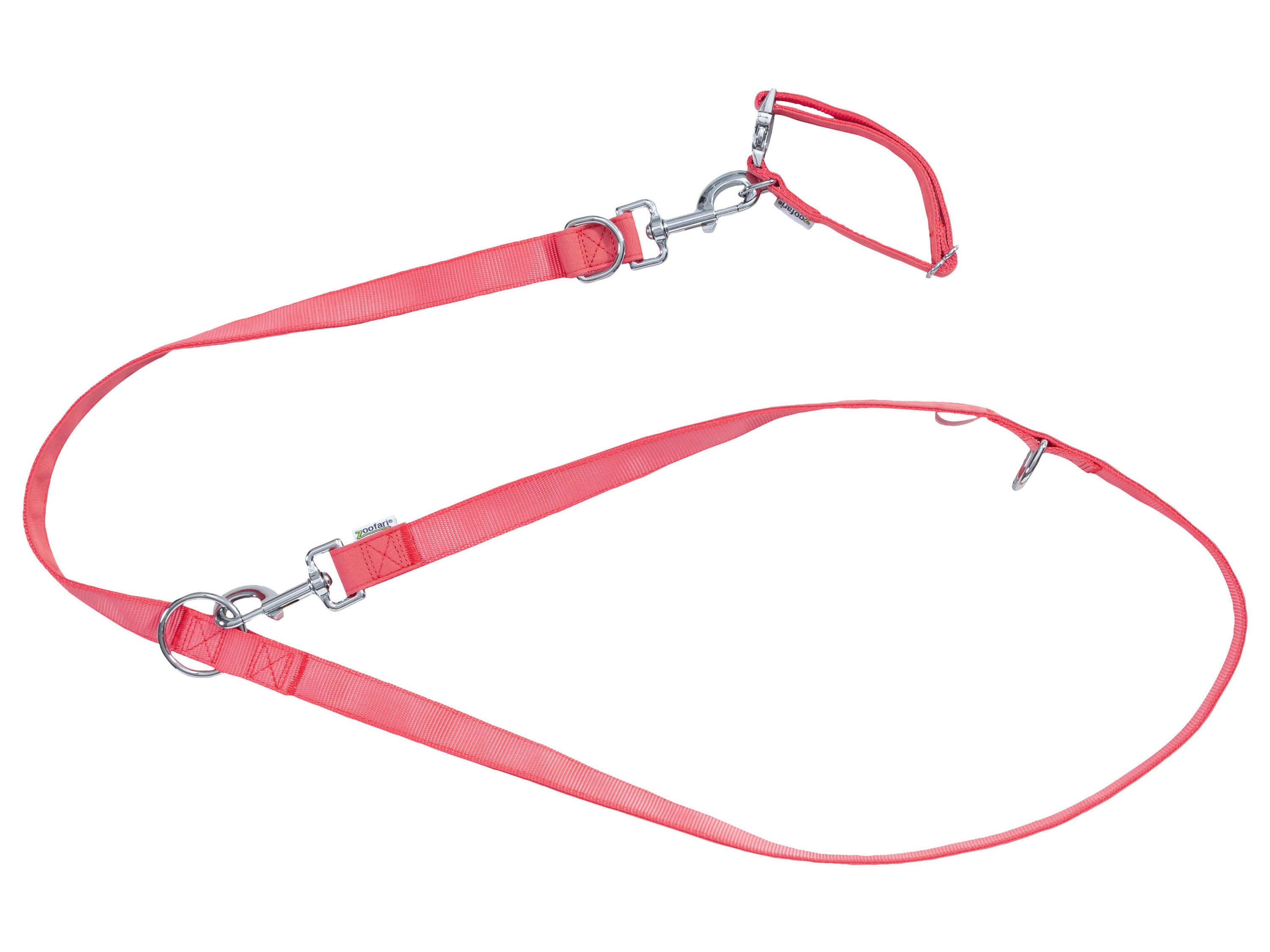 zoofari® Hundehalsband und Hundeleine (Rot, S)