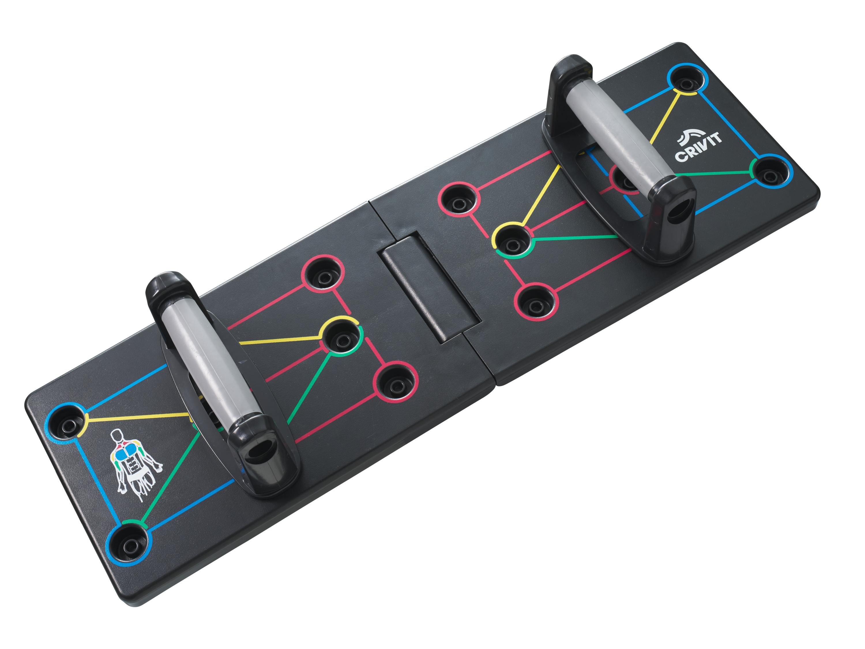 CRIVIT Push-up-Board / Kurzhantel-Set / Kettlebell (Push Up Board)