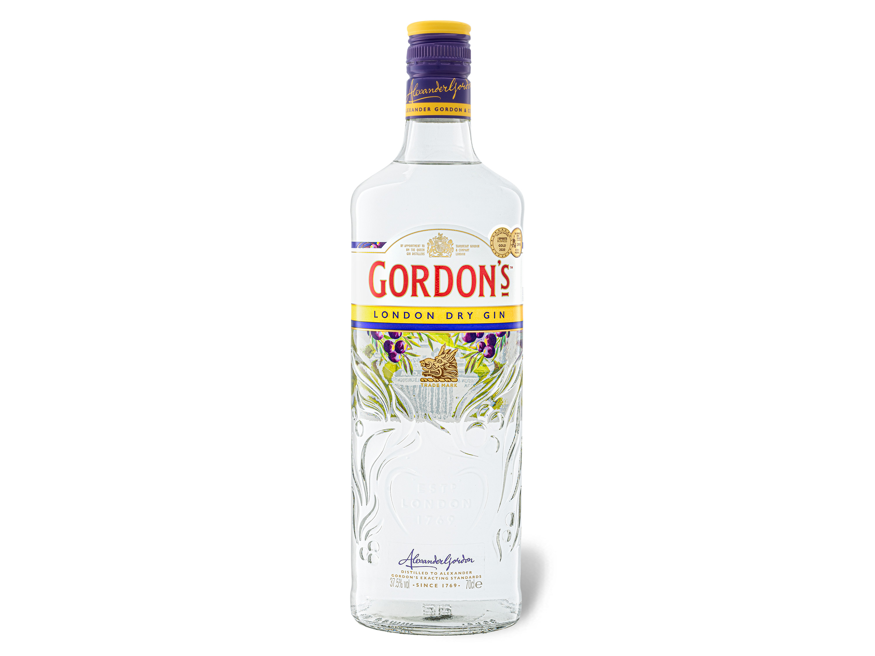 GORDON'S London Dry Gin 37,5 % Vol