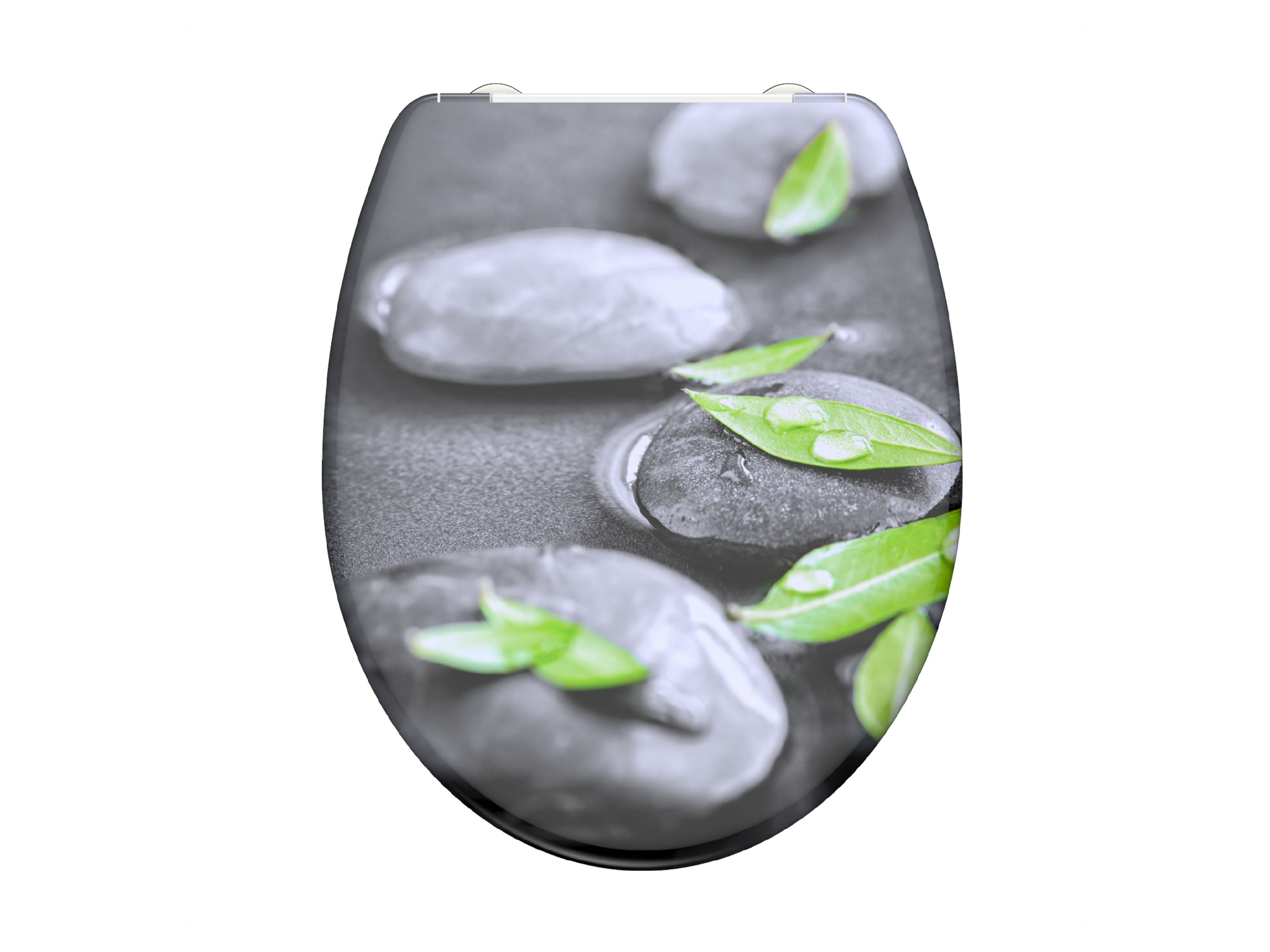 Schütte WC Sitz  Duroplast mit Absenkauto, Stone (Stone)