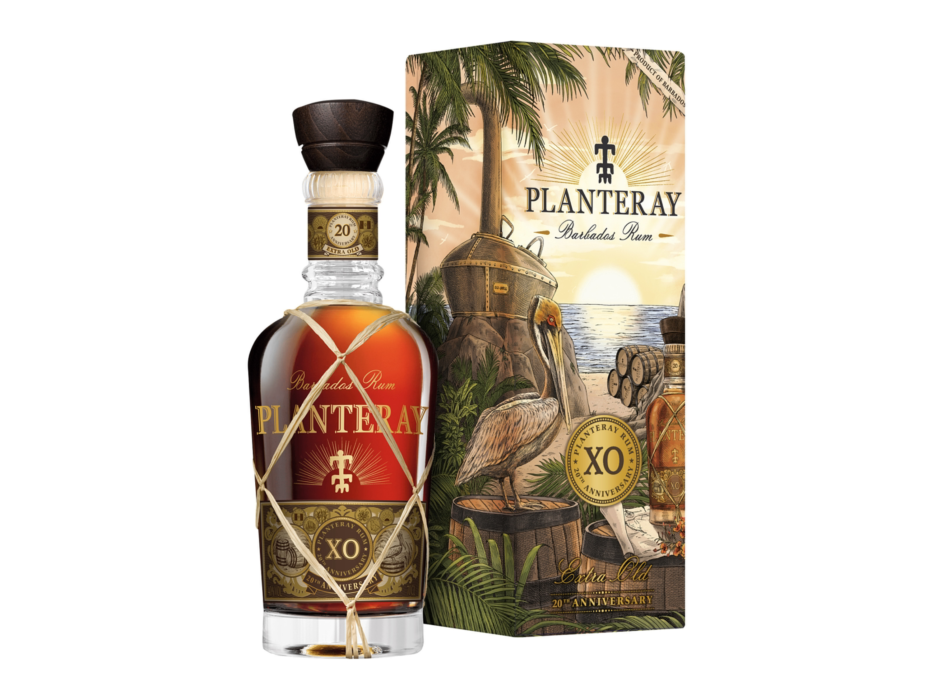 Planteray Barbados Rum XO Extra Old 20th Anniversary mit Geschenkbox 40% Vol