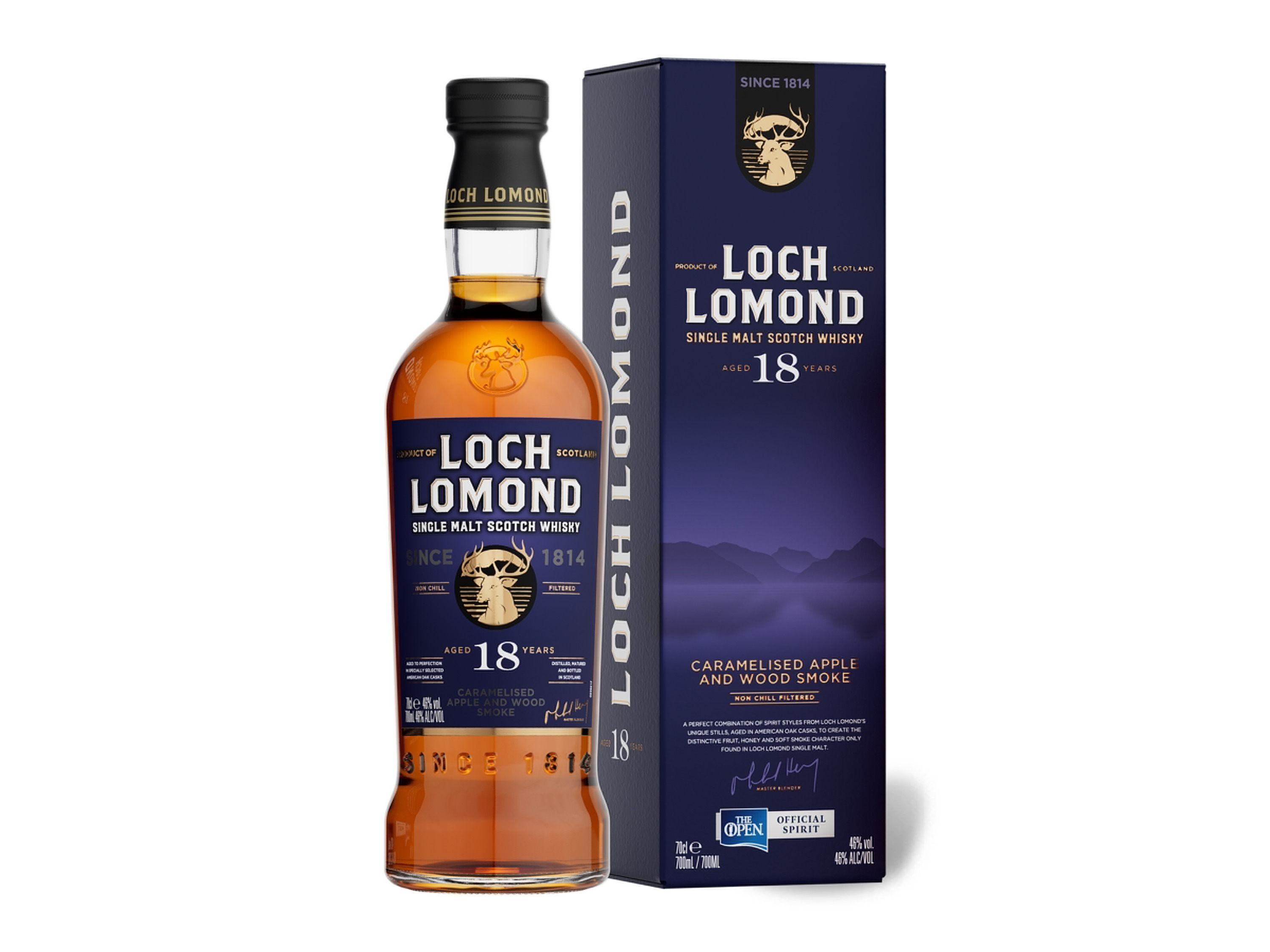 Loch Lomond Single Malt Scotch Whisky 18 Jahre 46% Vol