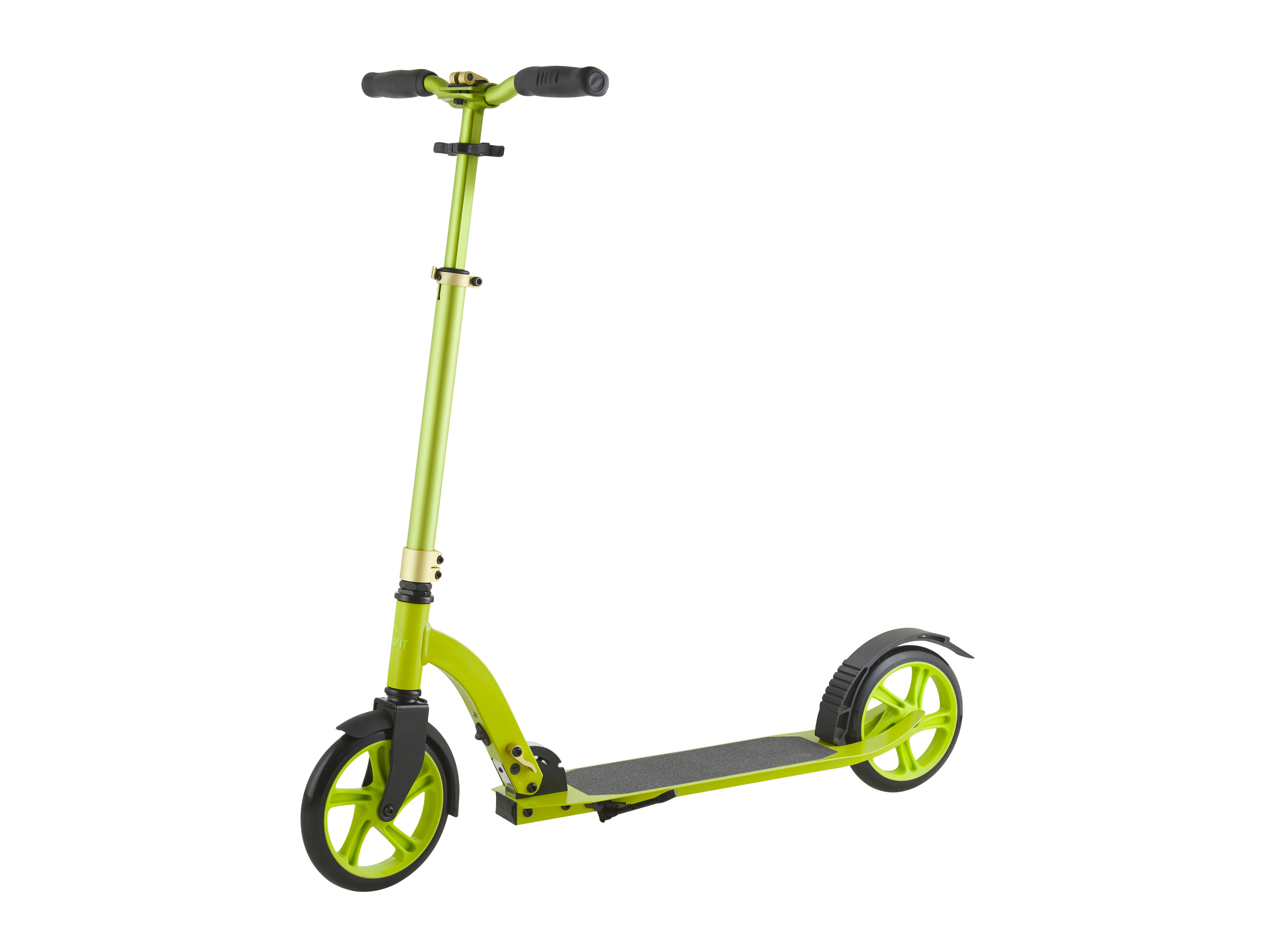 CRIVIT Aluminium-Scooter Big Wheel (Limette)