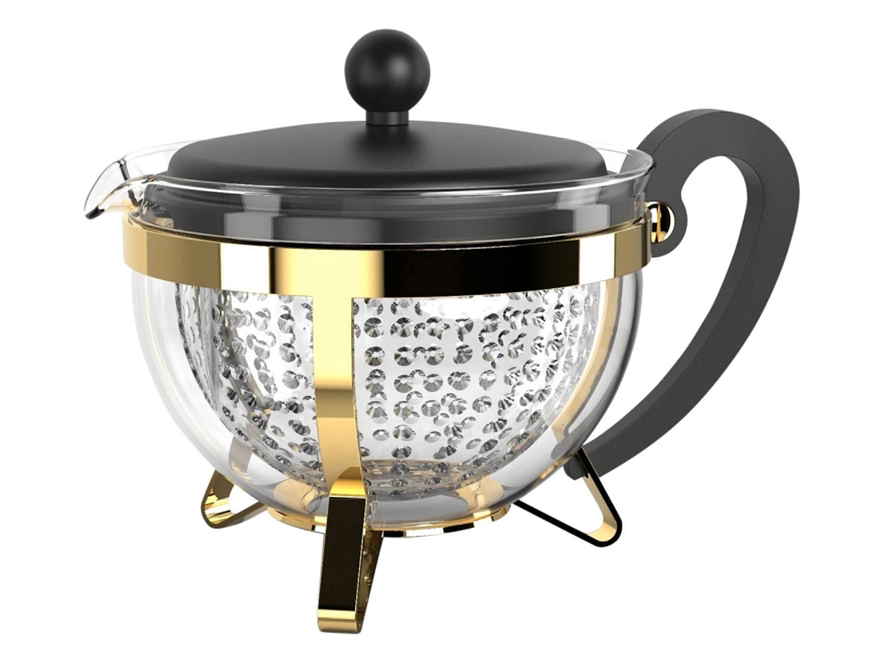 BODUM Kaffee Teebereiter Stövchen gold chrom (Teebereiter gold)
