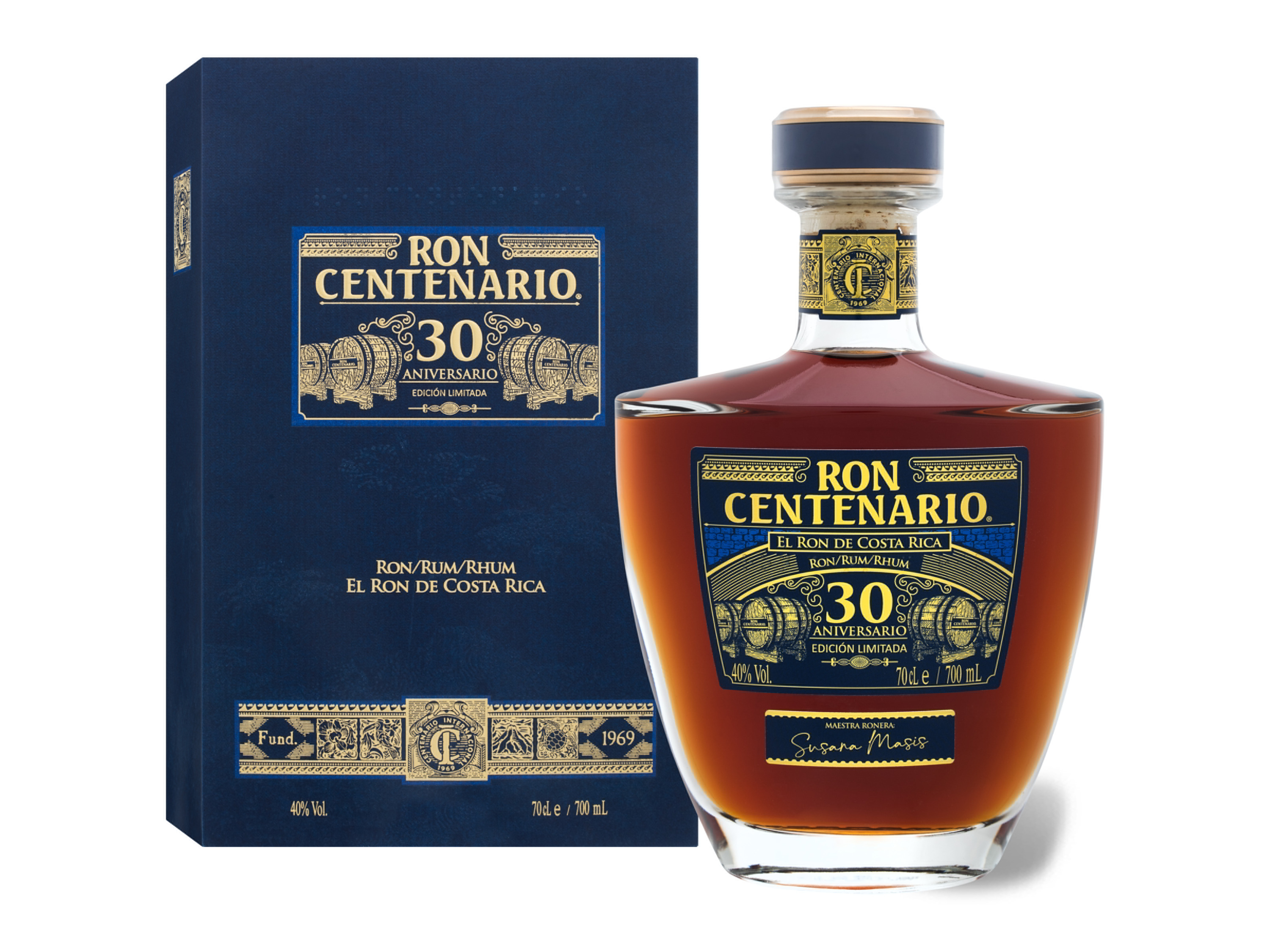 Ron Centenario 30 Aniversario Edición Limitada Rum mit Geschenkbox 40% Vol