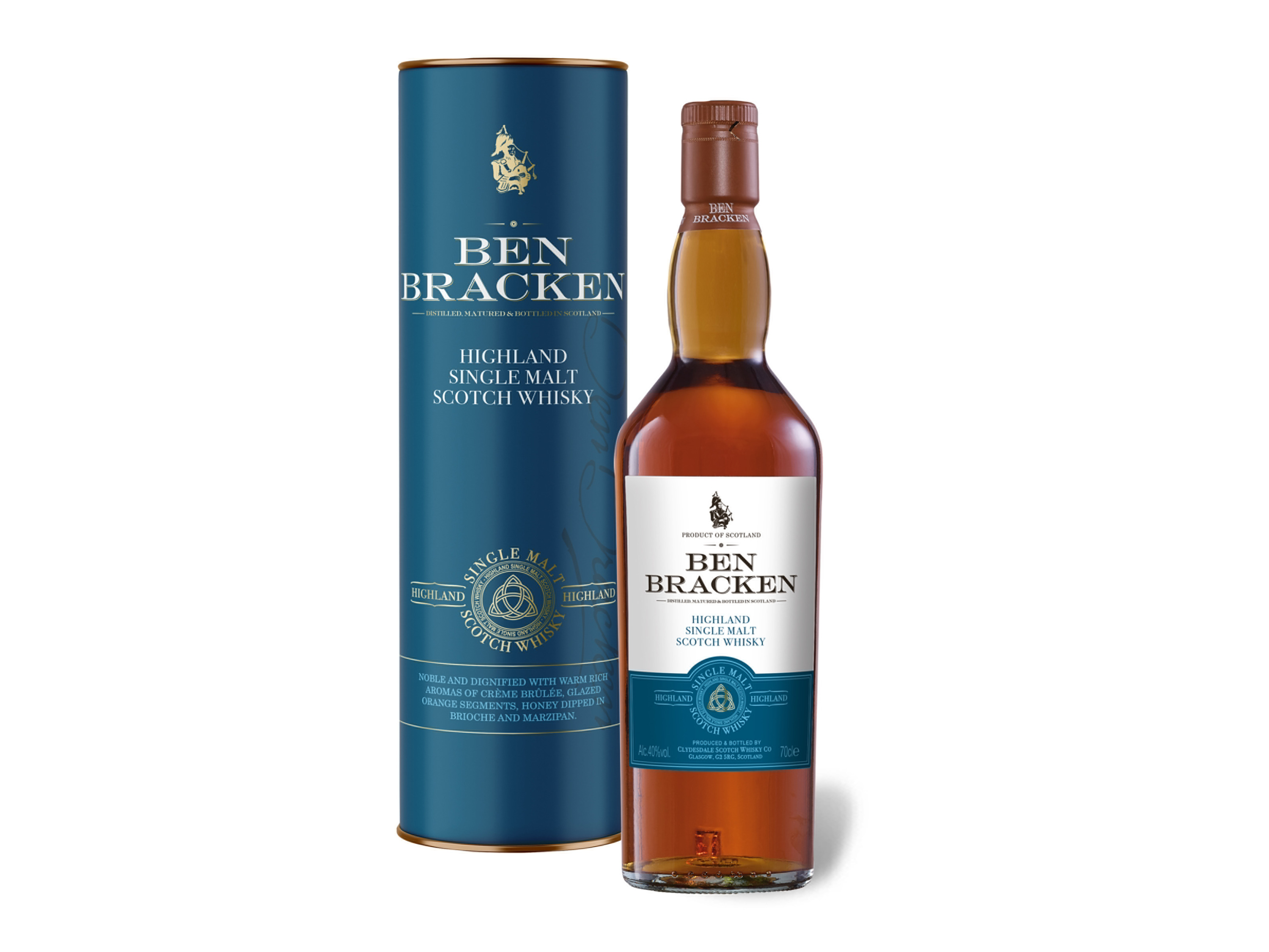 Ben Bracken Highland Single Malt Scotch Whisky mit Geschenkbox 40% Vol
