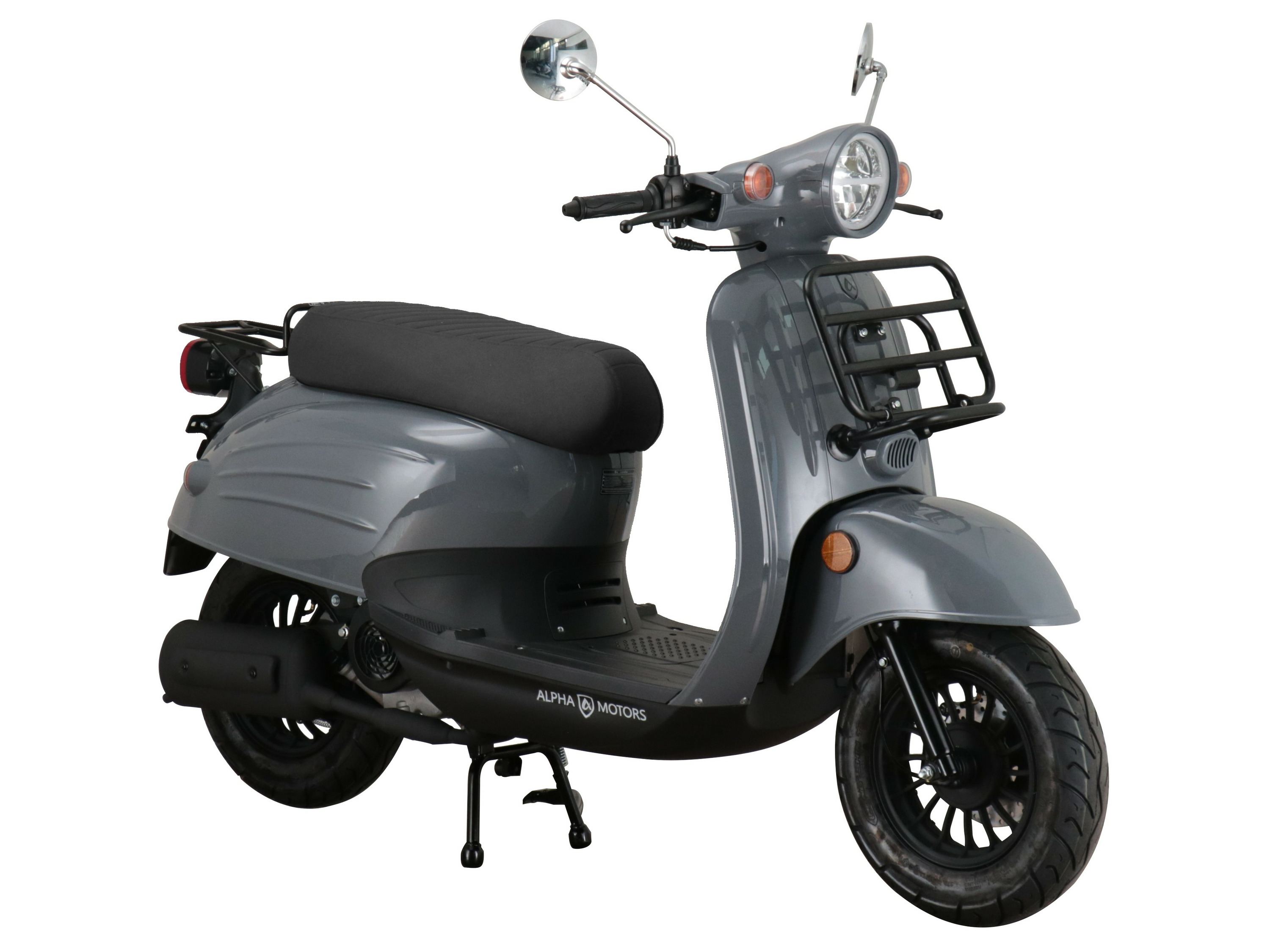 Alpha Motors Motorroller Adria 50 ccm EURO 5 (Grau, 45 km/h)
