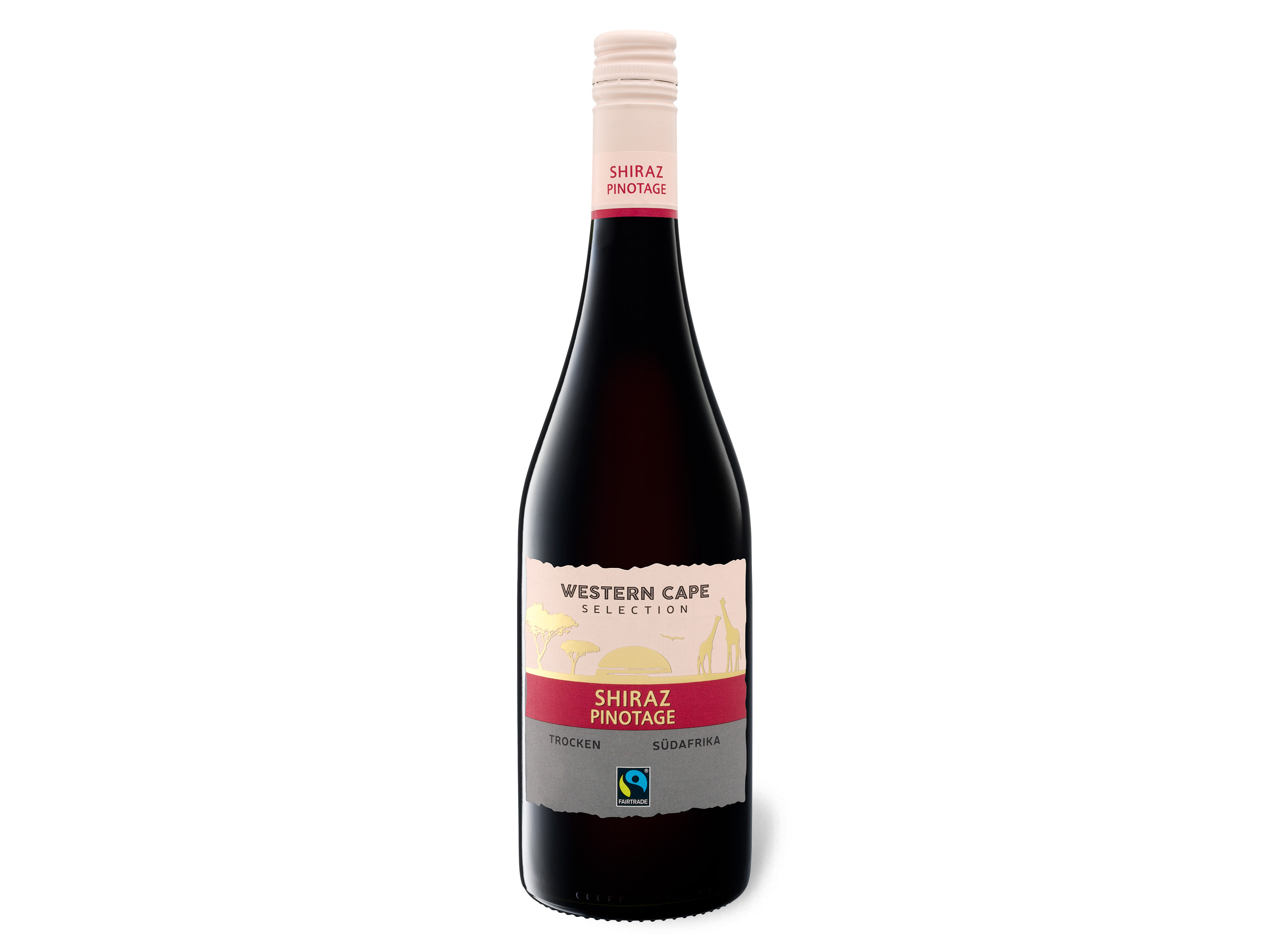 Fairtrade Shiraz/Pinotage Western Cape trocken, Rotwein 2022 - Mindestbestellmenge 6