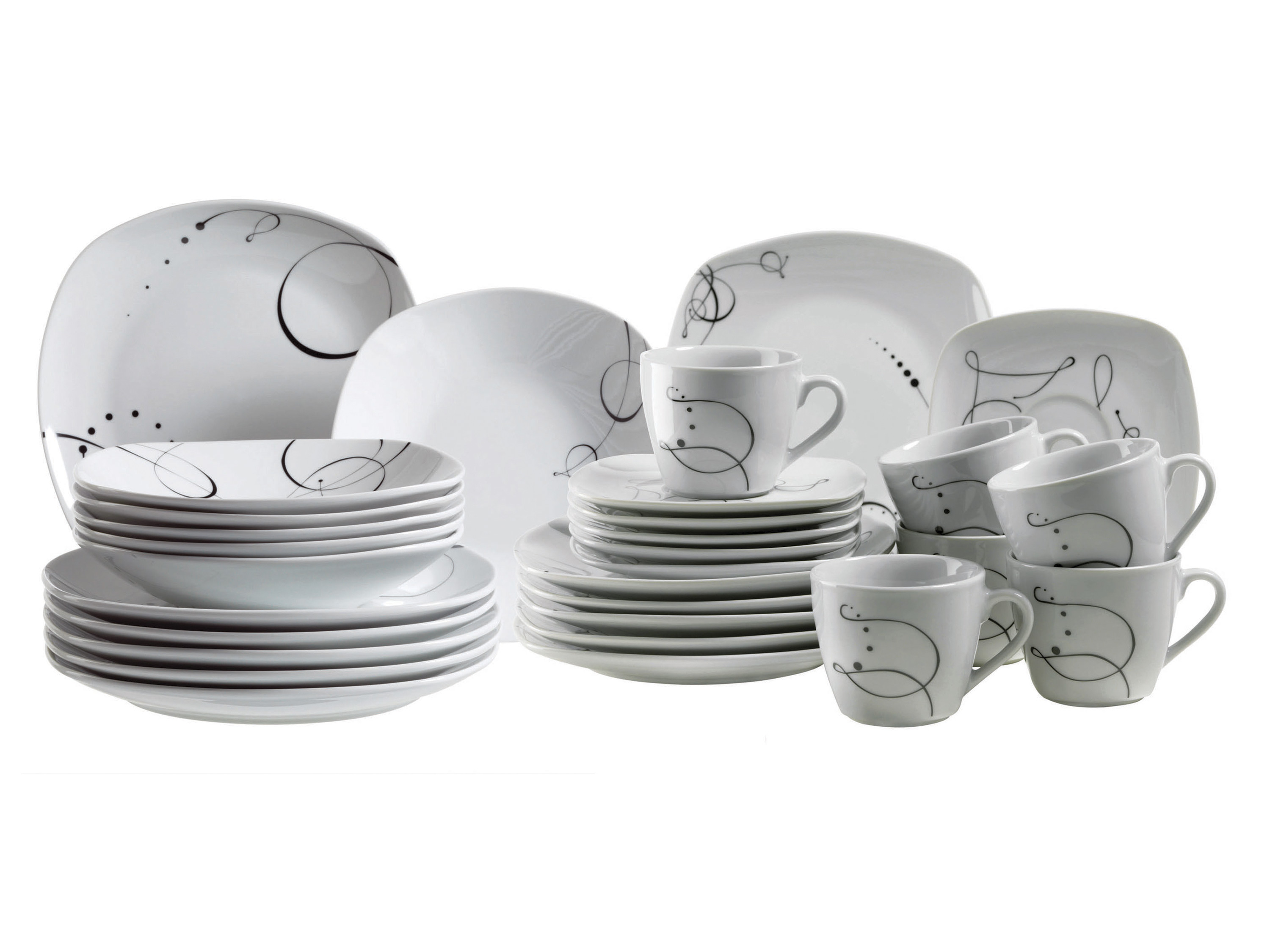 MÄSER Geschirrset »Chanson«, 30-teilig