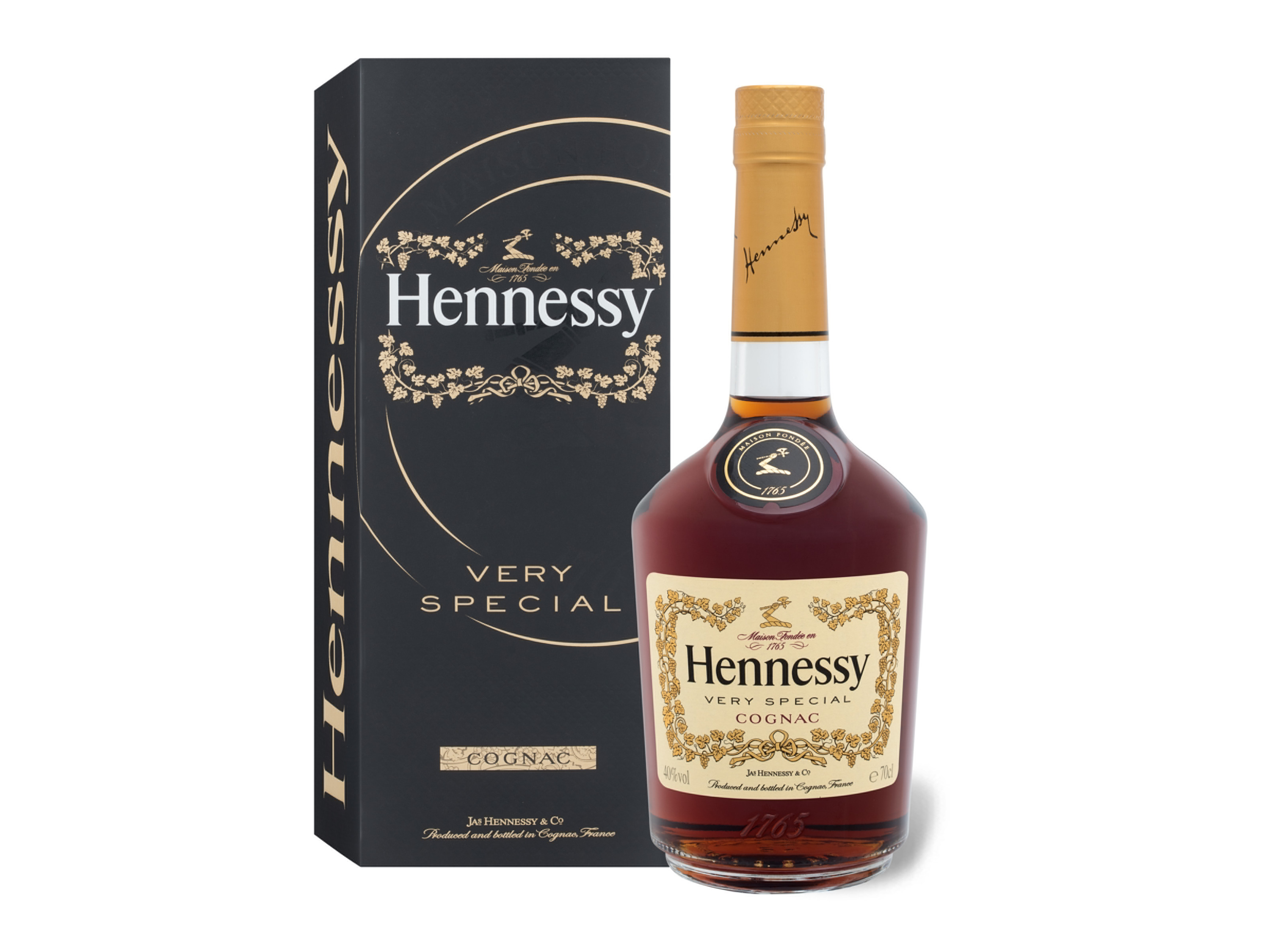 Hennessy Very Special Cognac mit Geschenkbox 40% Vol