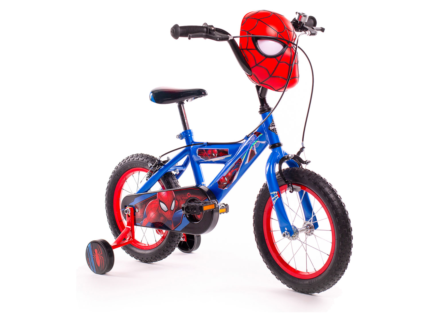 Huffy Kinderfahrrad 14 Zoll (Spider-Man, Blau)