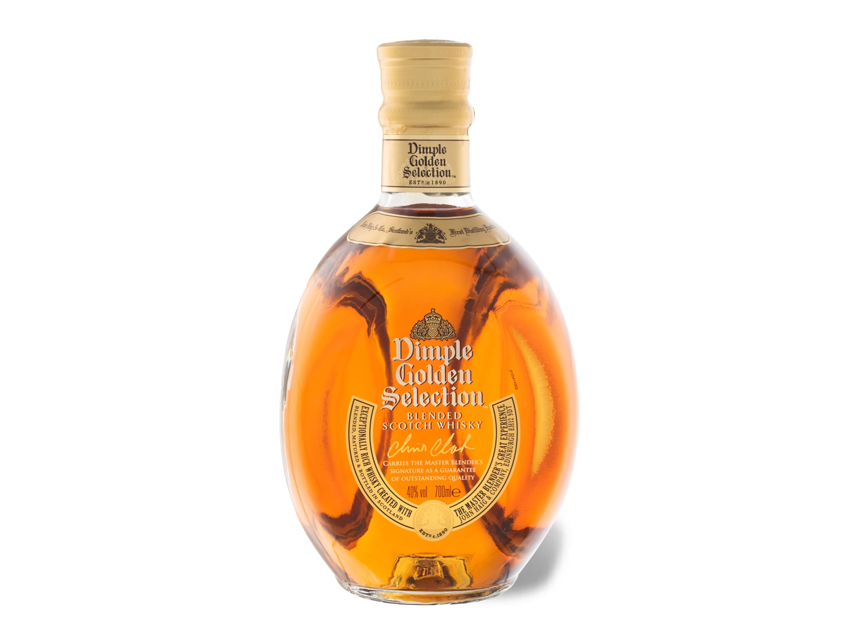 Dimple Golden Selection Blended Scotch Whisky 40% Vol