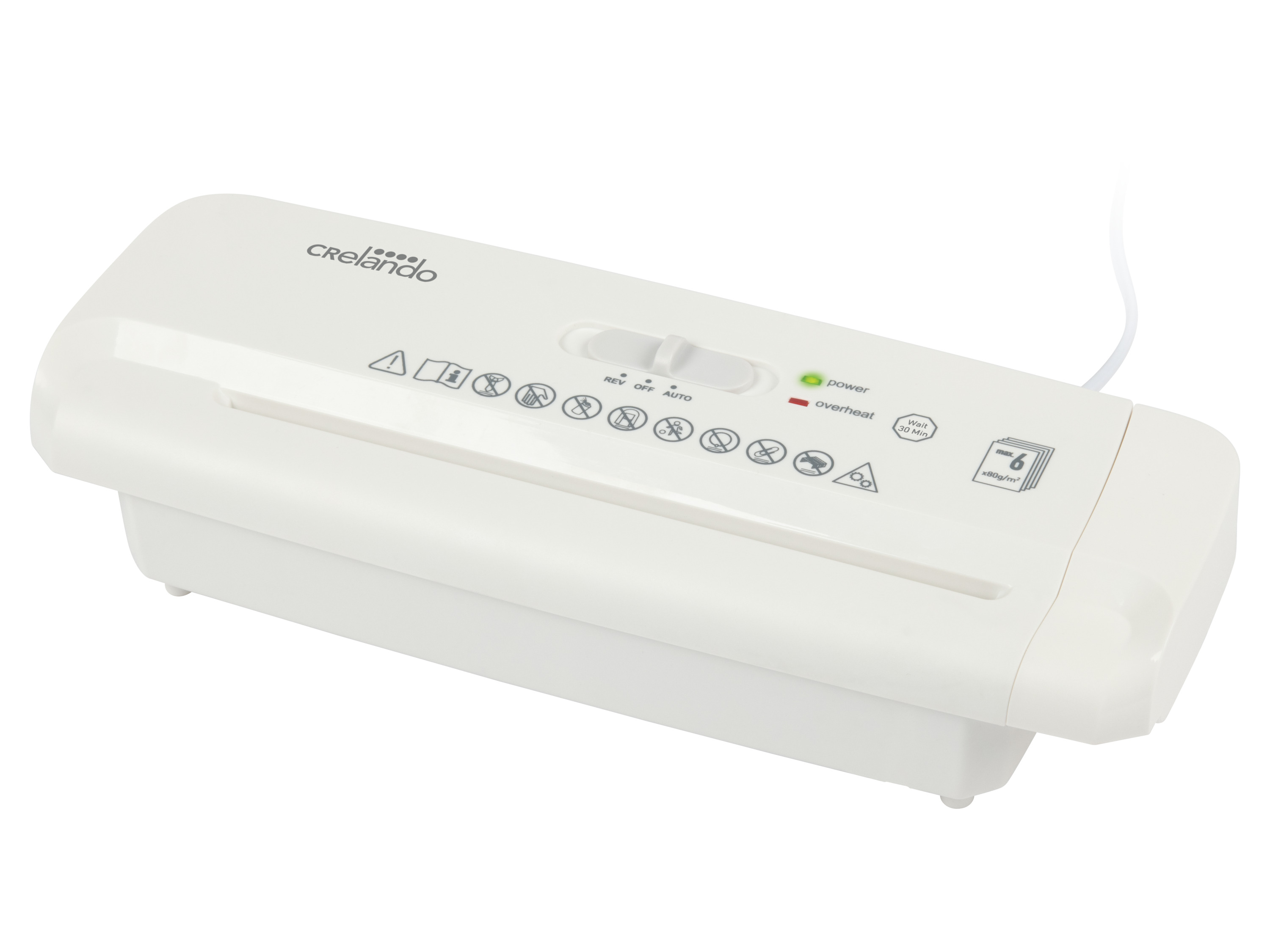 crelando® Aufsatz-Aktenvernichter »CAV 190 C2«, mit Teleskoparm