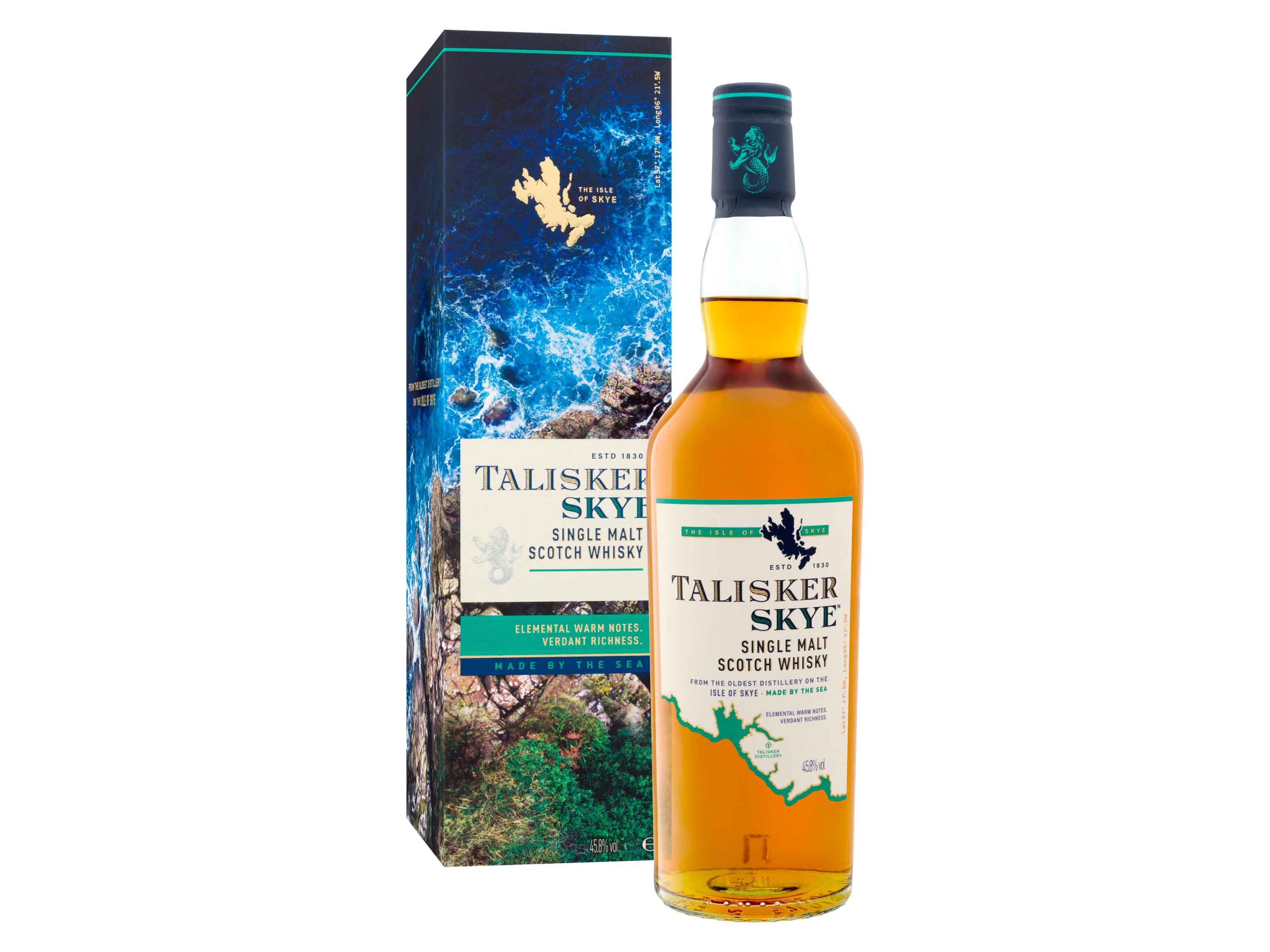 Talisker Skye Single Malt Scotch Whisky mit Geschenkbox 0,5-l-Flasche 45,8% Vol