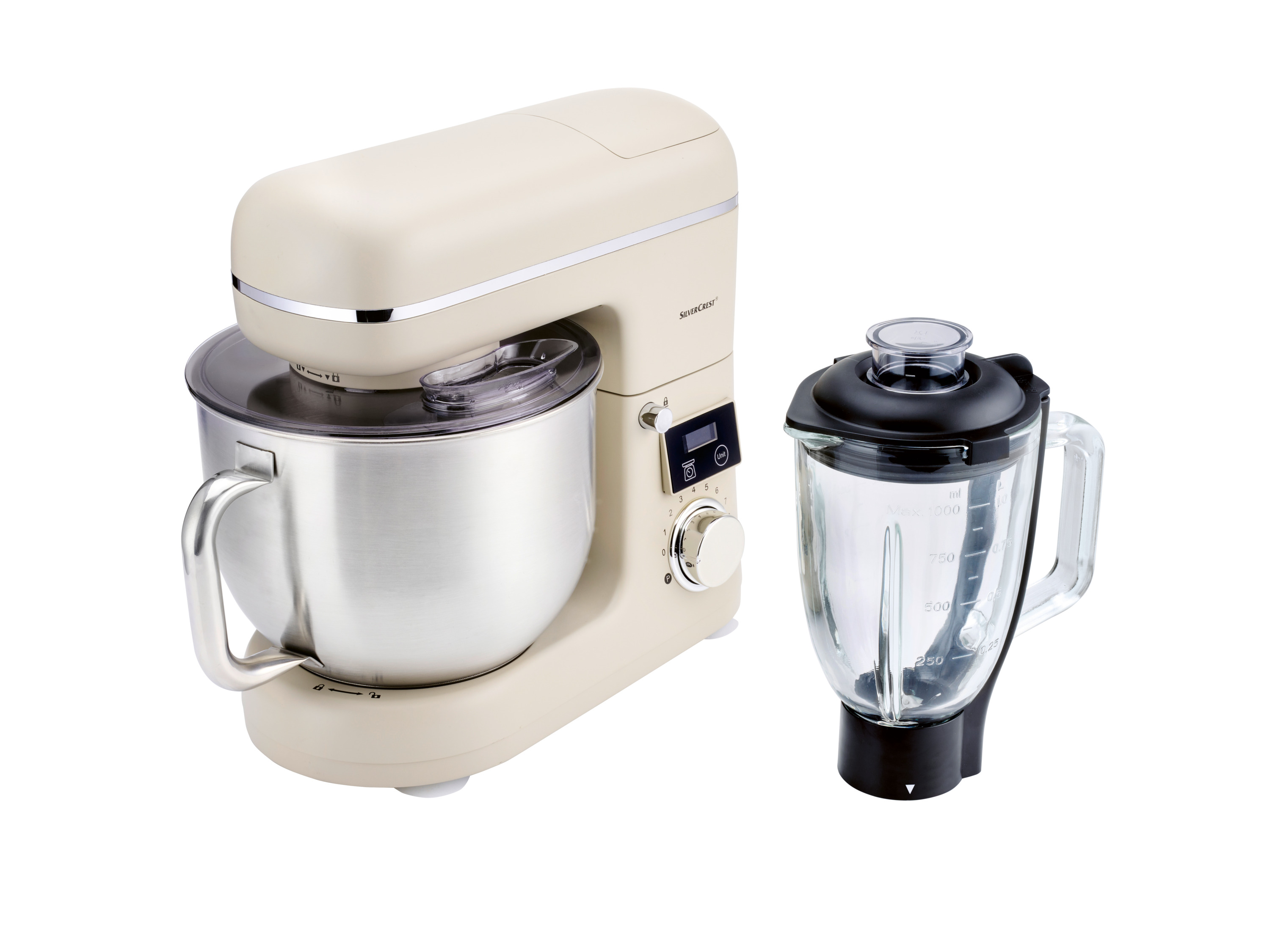 SILVERCREST® KITCHEN TOOLS Küchenmaschine SKMW 900 B2, beige, integrierte Waage