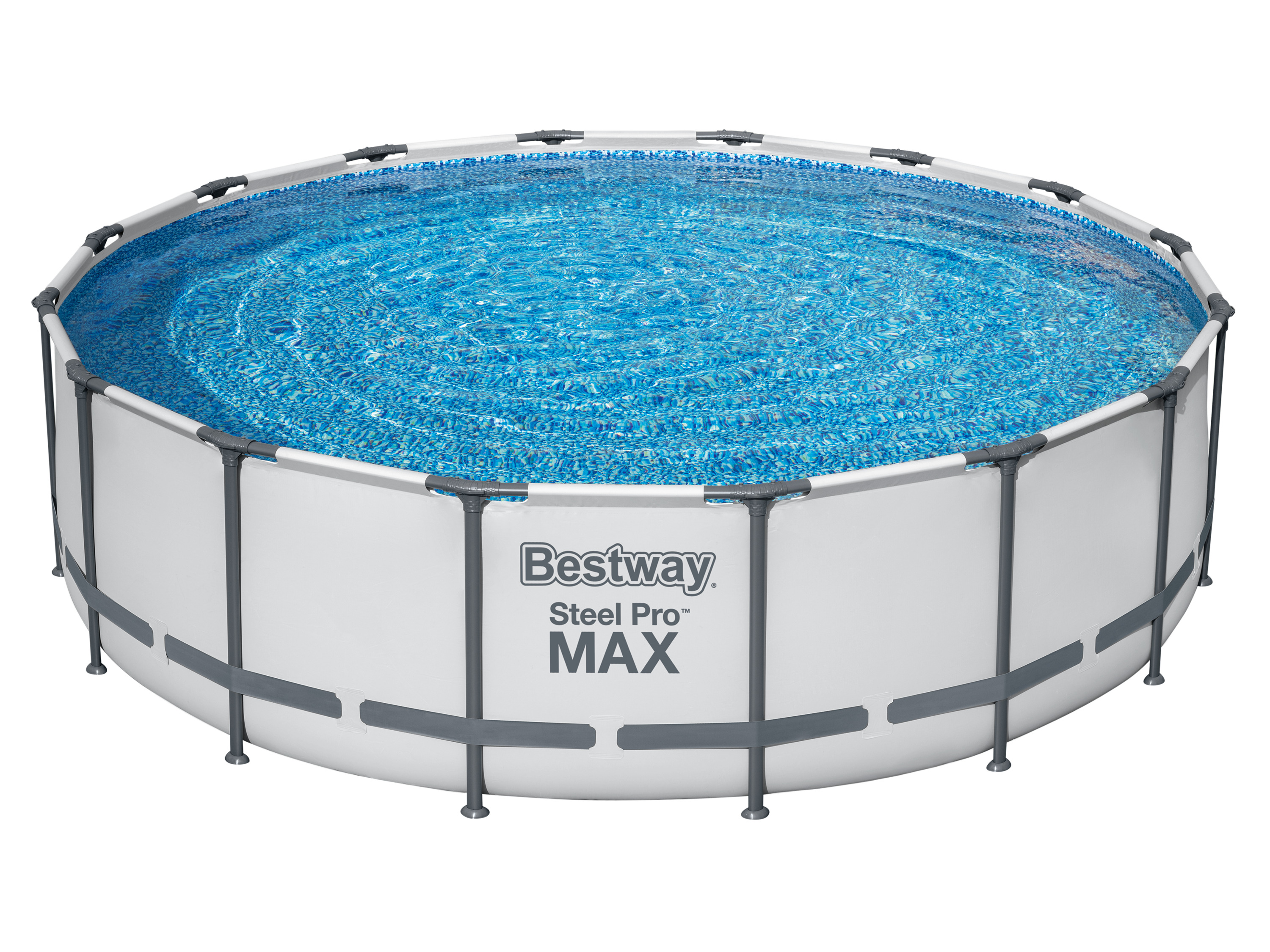 Bestway Steel Pro MAX™ Frame Pool Komplett-Set mit Filterpumpe, ca. Ø 488 x 122 cm''
