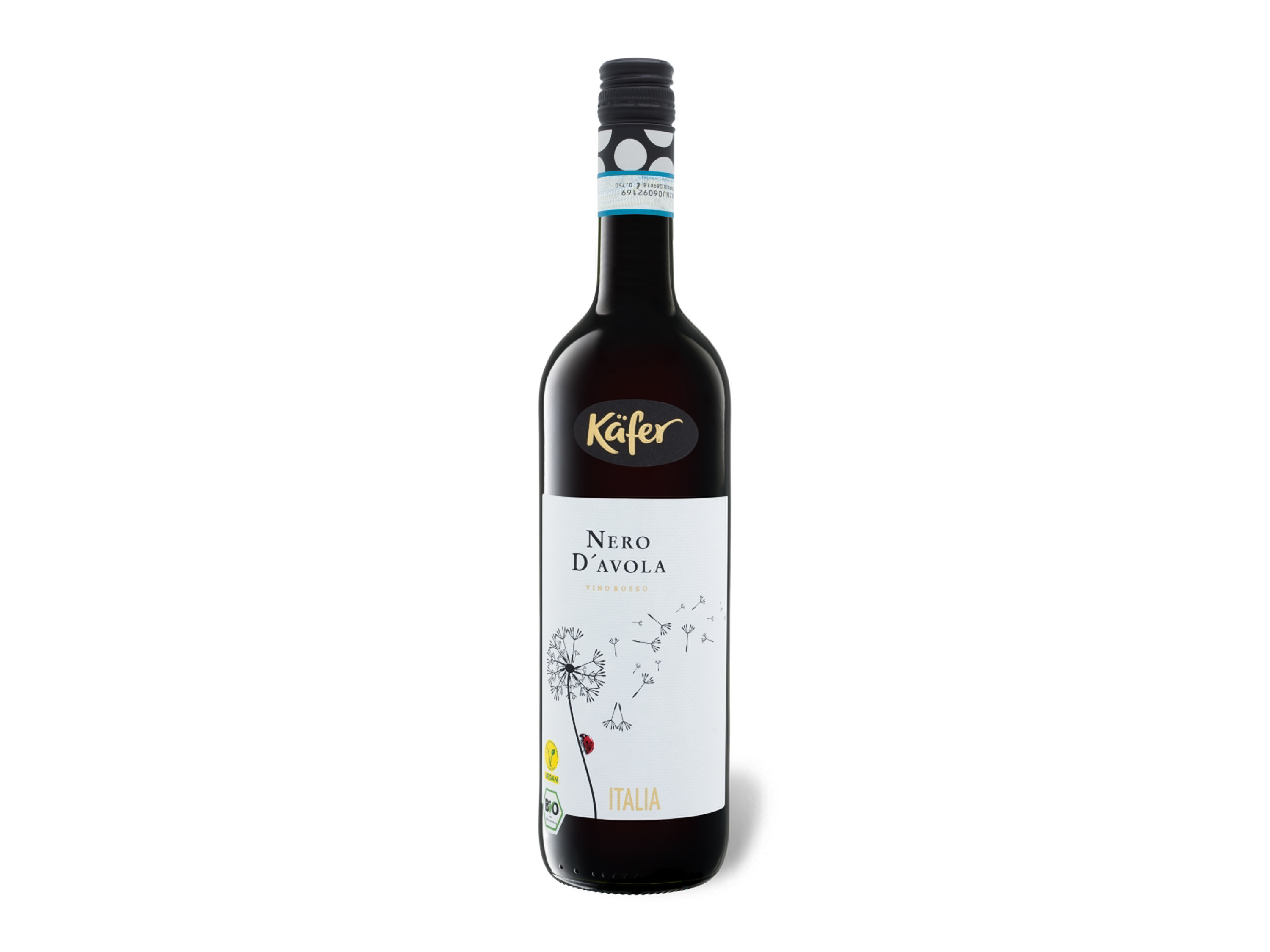 BIO Käfer Nero d'Avola DOC trocken vegan, Rotwein 2024