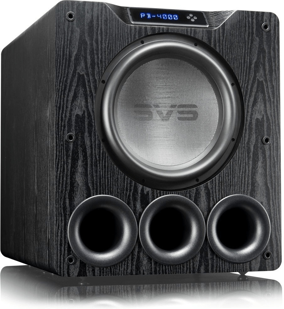 SVS PB-4000 - Black Ash Schwarz Bassreflex Aktiv-Subwoofer 4000 W Peak | Neu