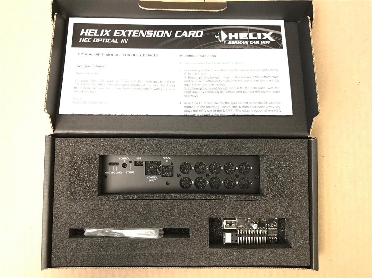 Helix HEC OPTICAL IN - Optisches Input Modul für DSP PRO