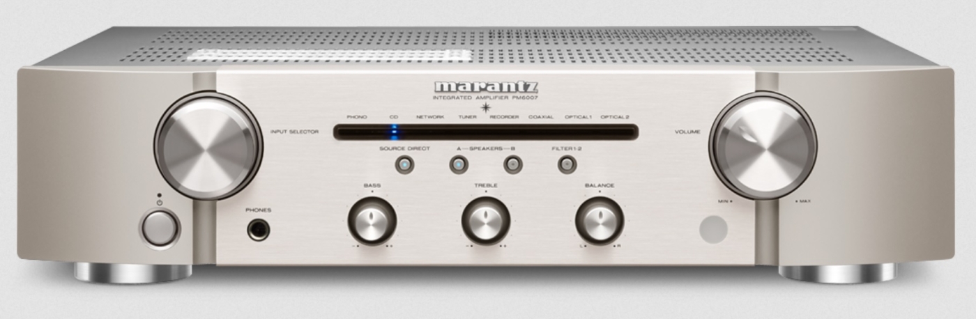 MARANTZ PM6007 Silber-Gold Vollverstärker mit DA-Wandler und Phono | Neu